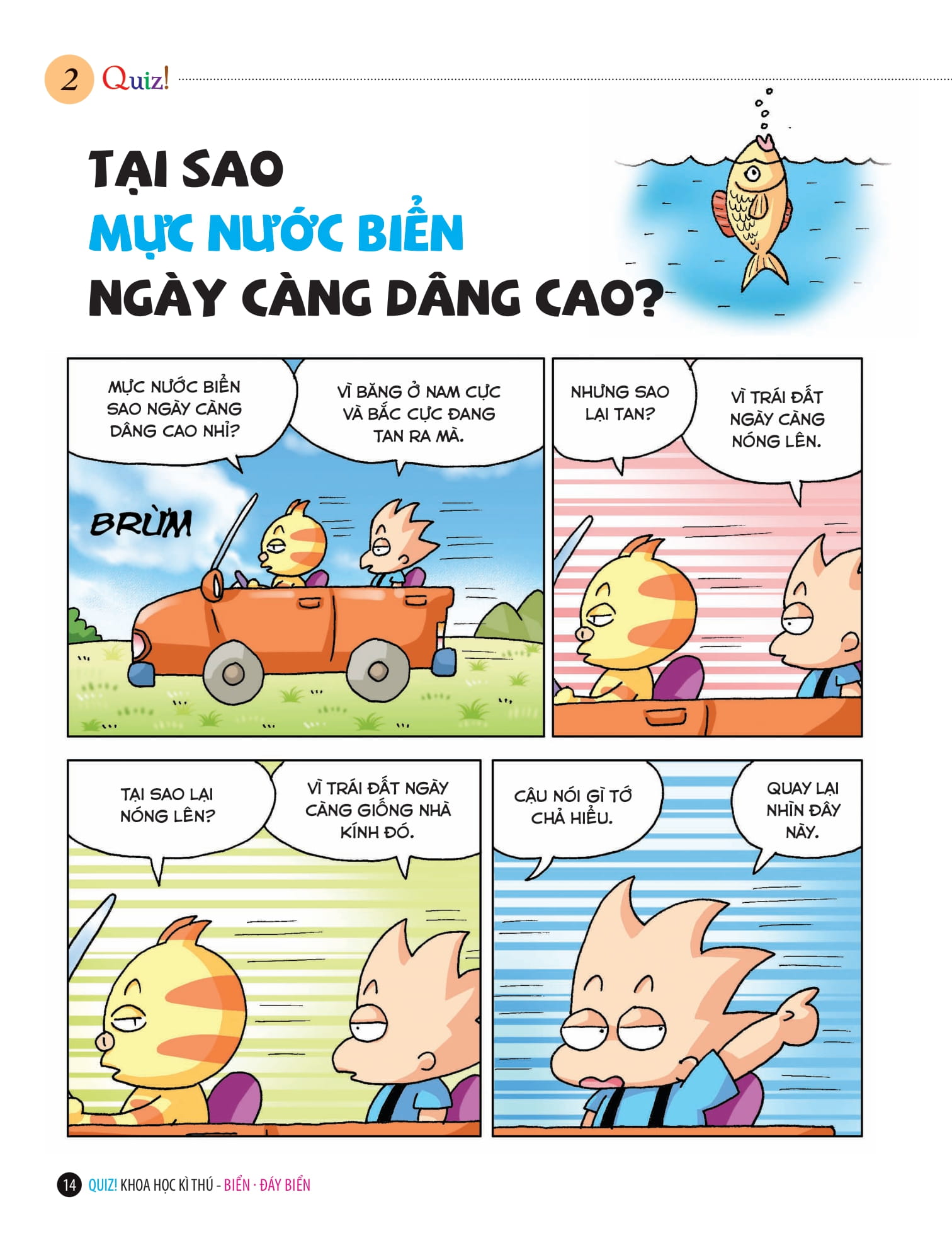 quiz! khoa học kì thú - biển - đáy biển (tái bản 2024)