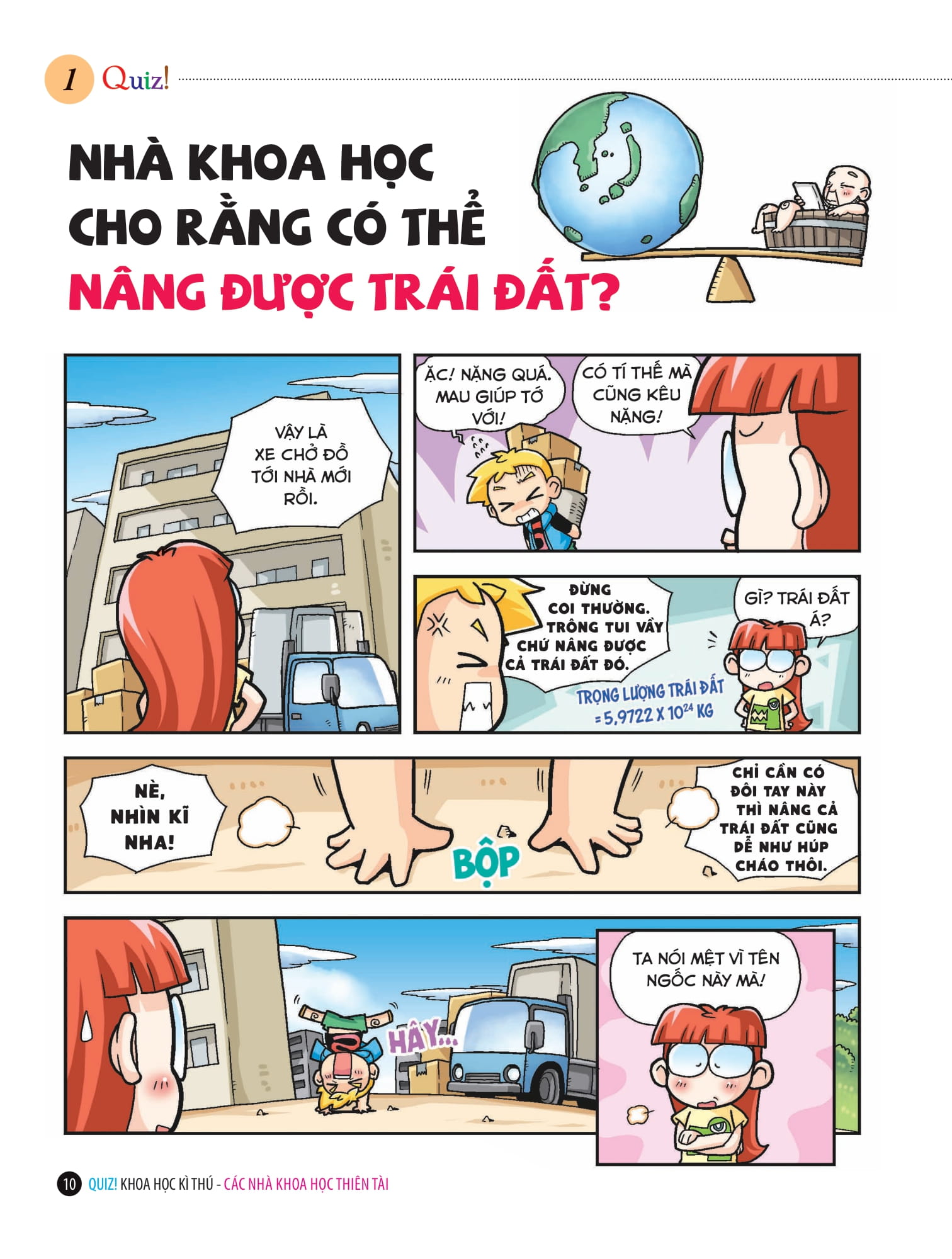 quiz! khoa học kì thú - các nhà khoa học thiên tài