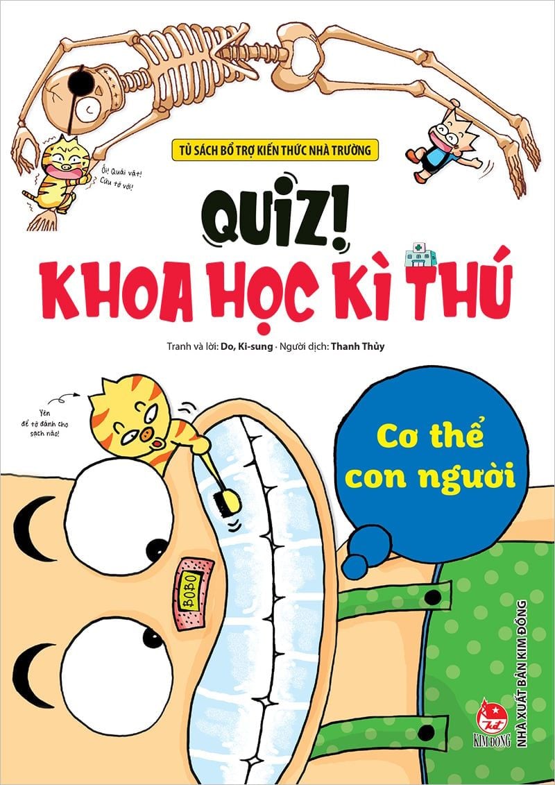 quiz! khoa học kì thú - cơ thể con người (tái bản 2024)