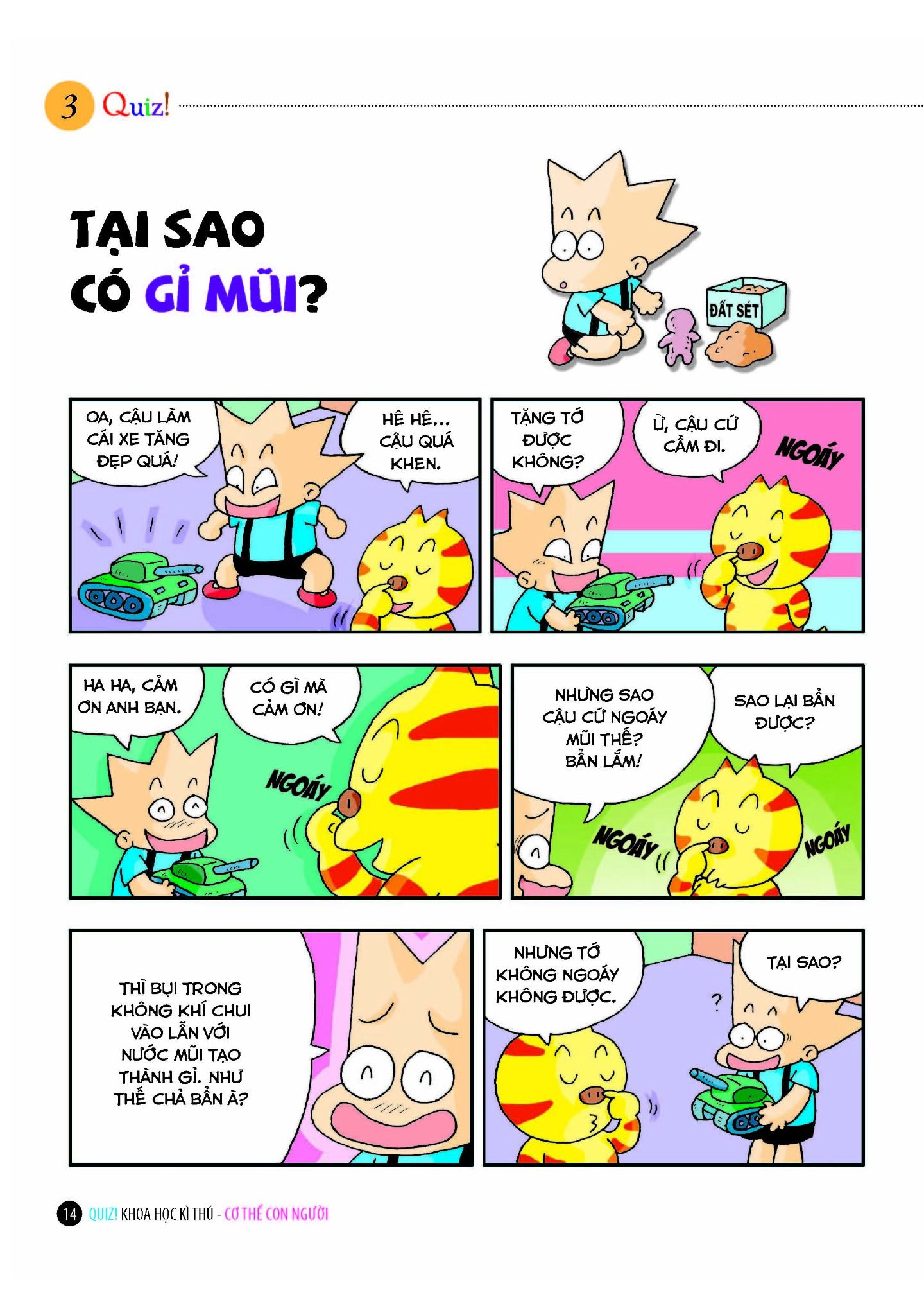 quiz! khoa học kì thú - cơ thể con người (tái bản 2024)