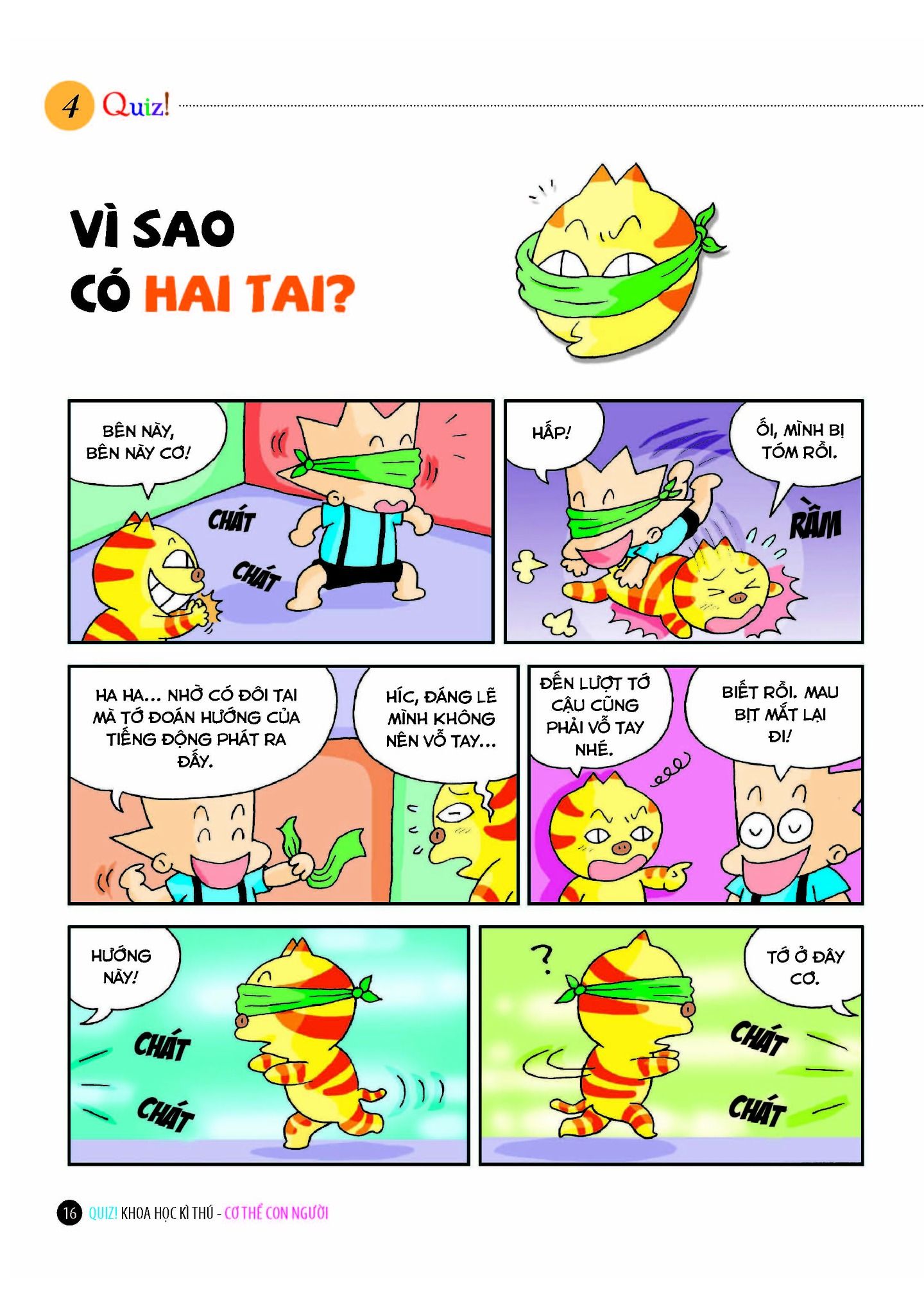quiz! khoa học kì thú - cơ thể con người (tái bản 2024)