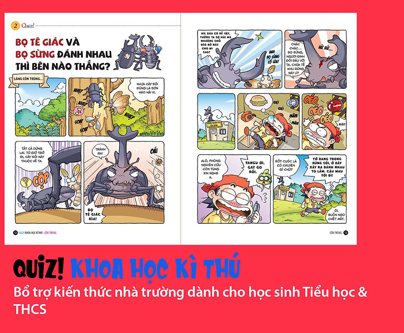 quiz! khoa học kì thú - côn trùng (tái bản 2020)
