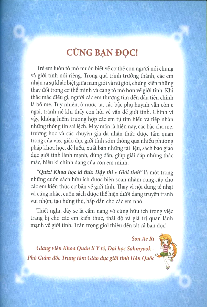 quiz! khoa học kì thú - dậy thì giới tính (tái bản 2024)