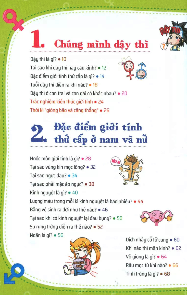 quiz! khoa học kì thú - dậy thì giới tính (tái bản 2024)