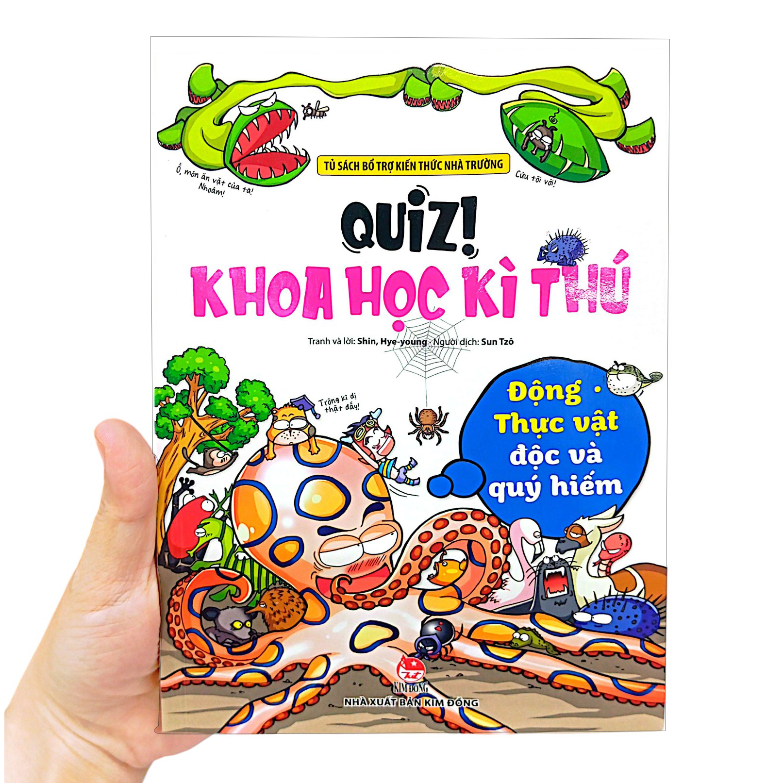 quiz! khoa học kì thú - động thực vật độc và quý hiếm