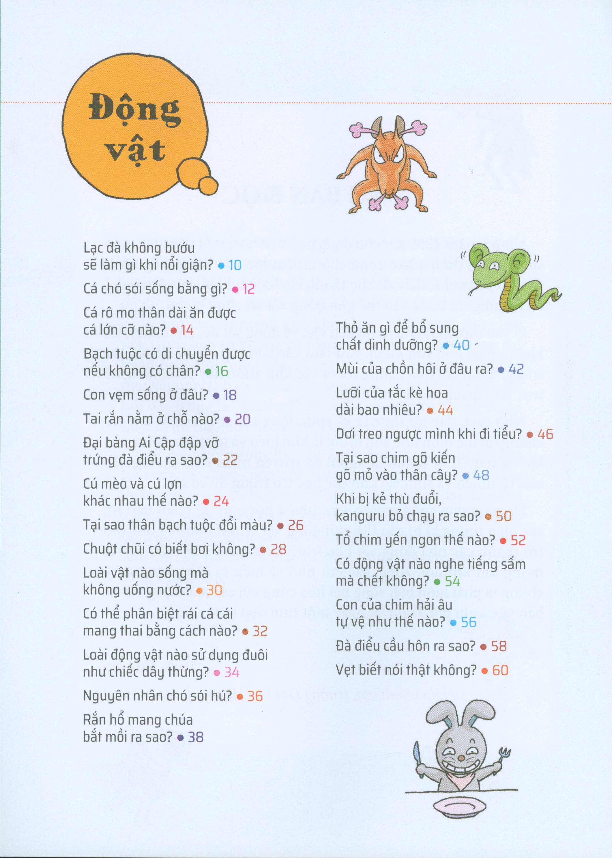 quiz! khoa học kì thú - động vật (tái bản 2020)