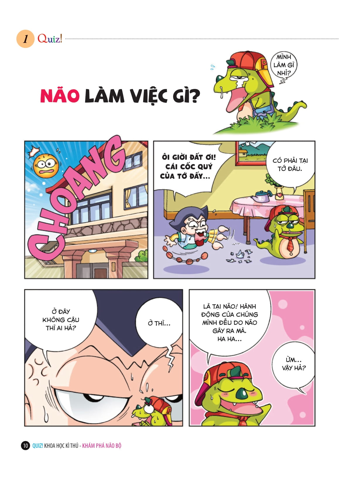 quiz! khoa học kì thú - khám phá não bộ