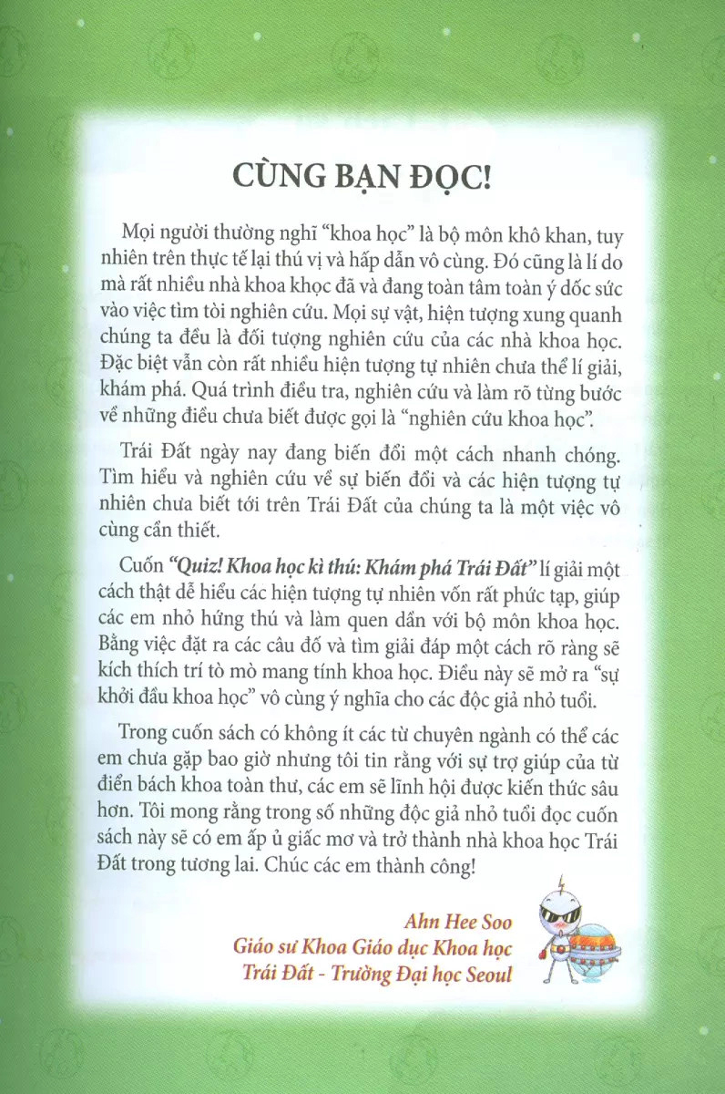 quiz! khoa học kì thú - khám phá trái đất (tái bản 2024)