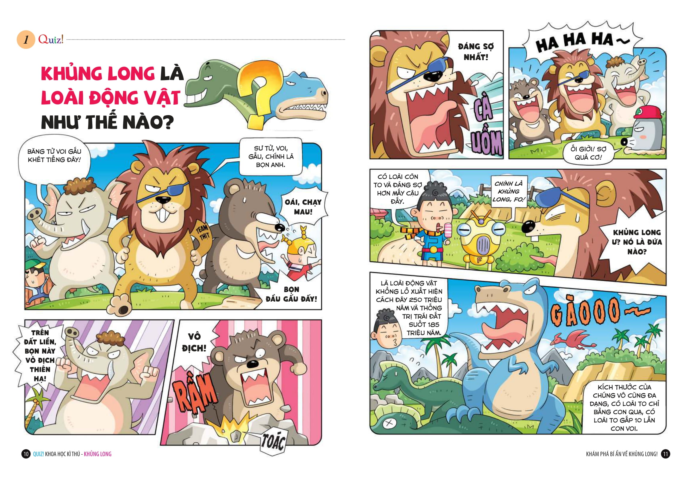 Quiz! Khoa Hoc Ki Thu - Khung Long