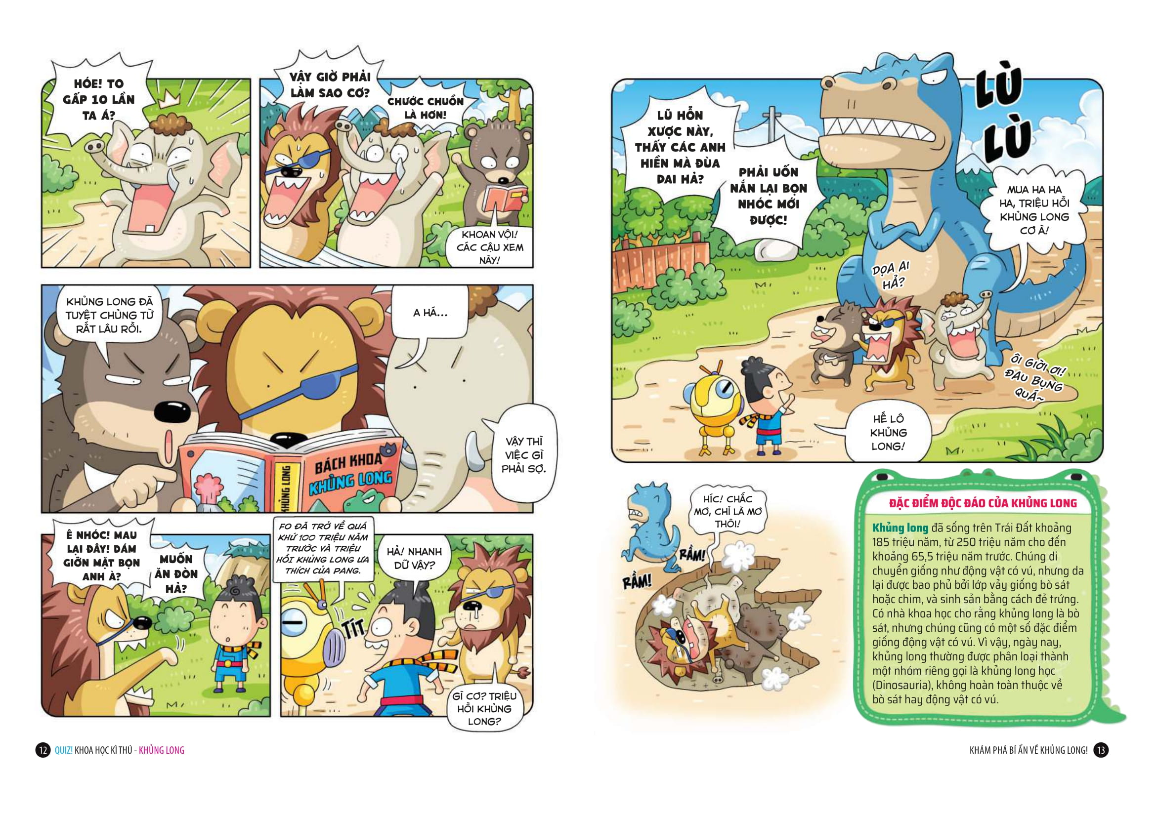 Quiz! Khoa Hoc Ki Thu - Khung Long