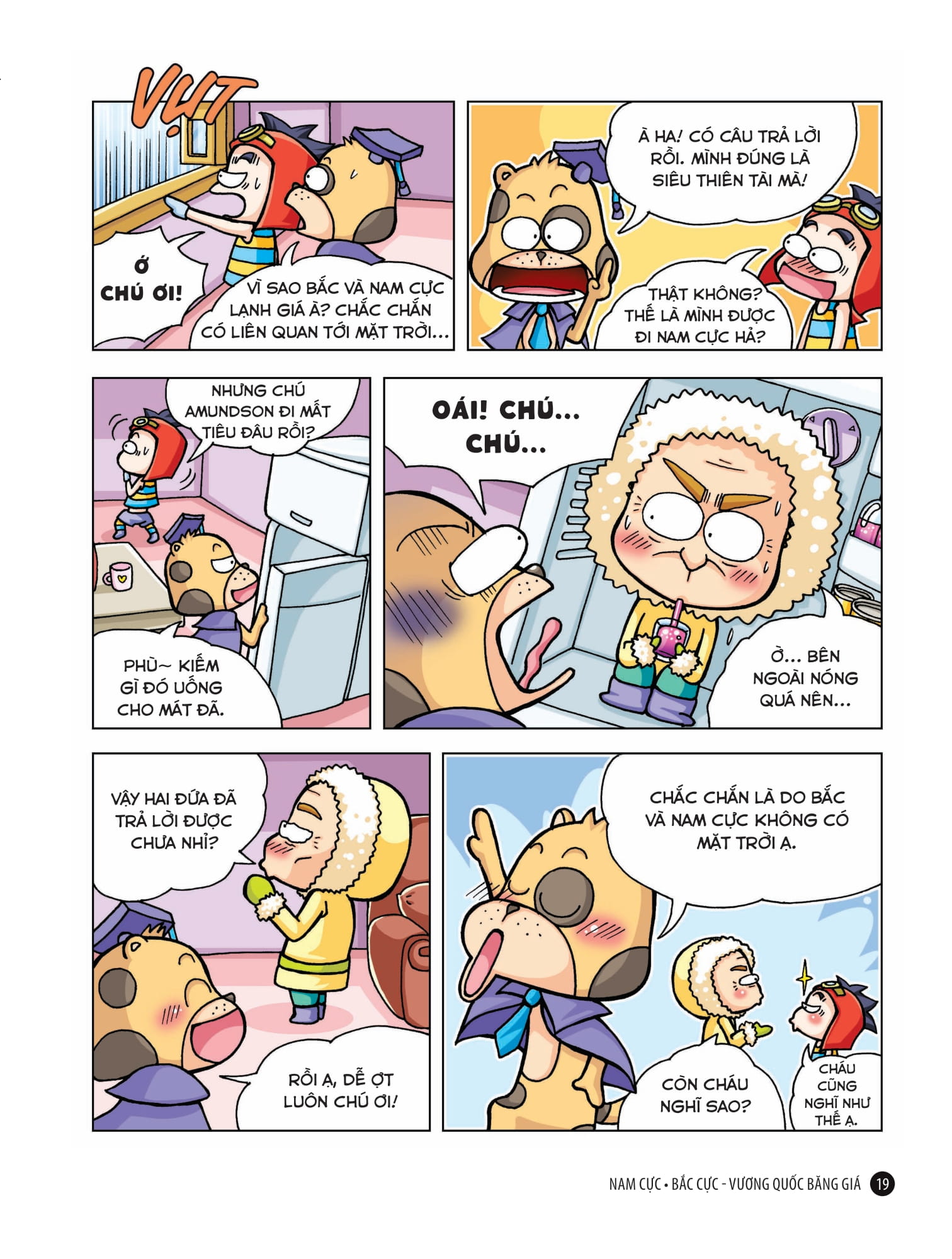 quiz! khoa học kì thú - nam cực - bắc cực