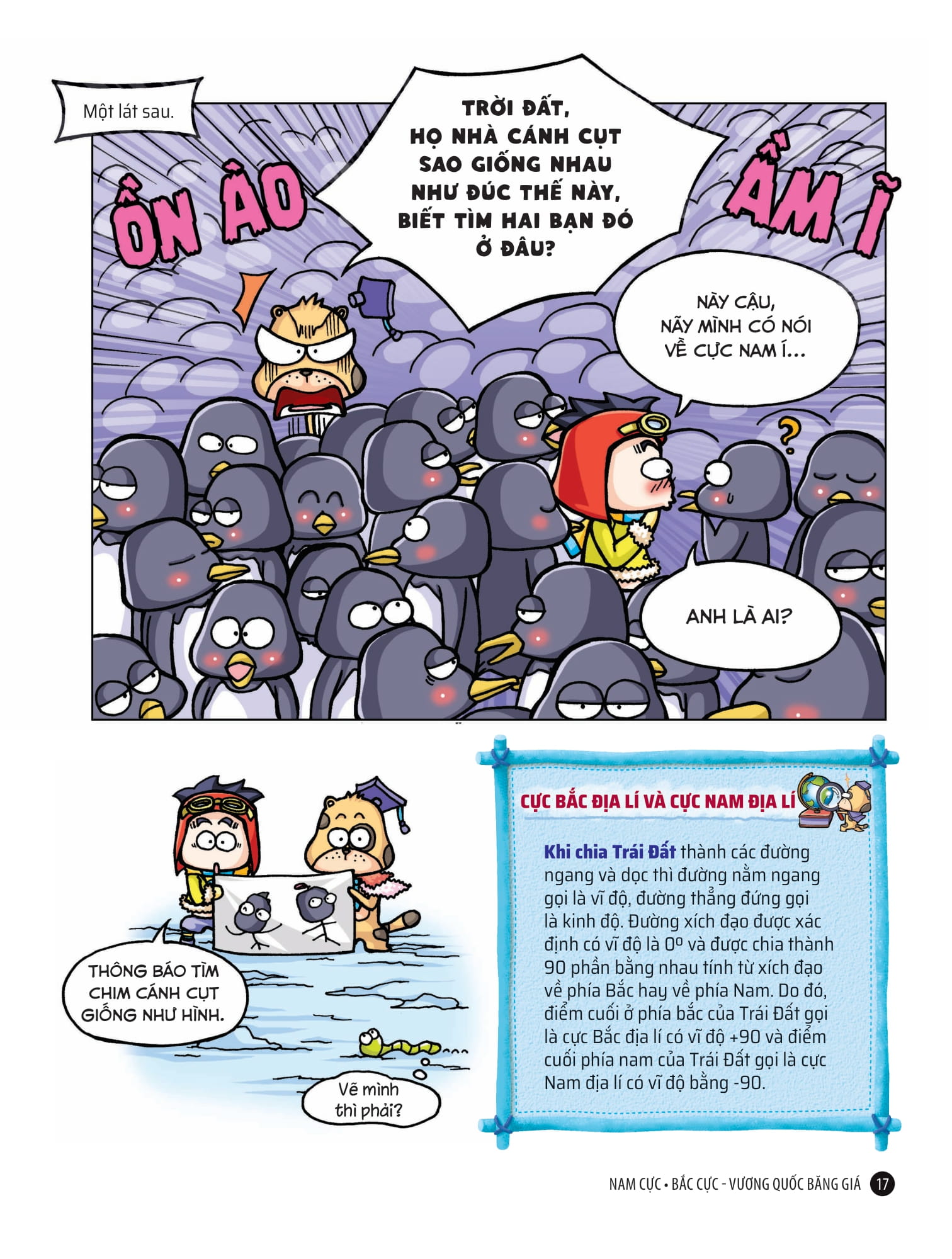 quiz! khoa học kì thú - nam cực - bắc cực