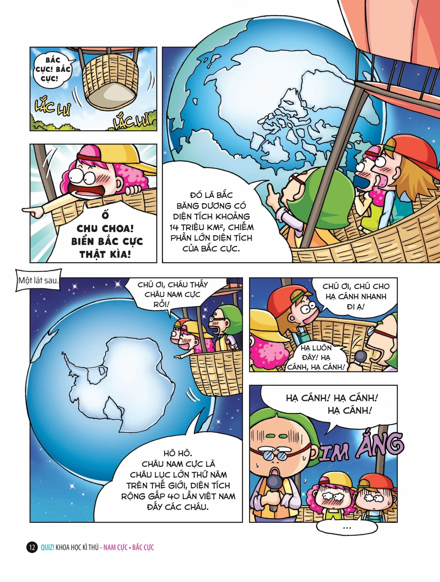 quiz! khoa học kì thú - nam cực bắc cực (tái bản 2024)