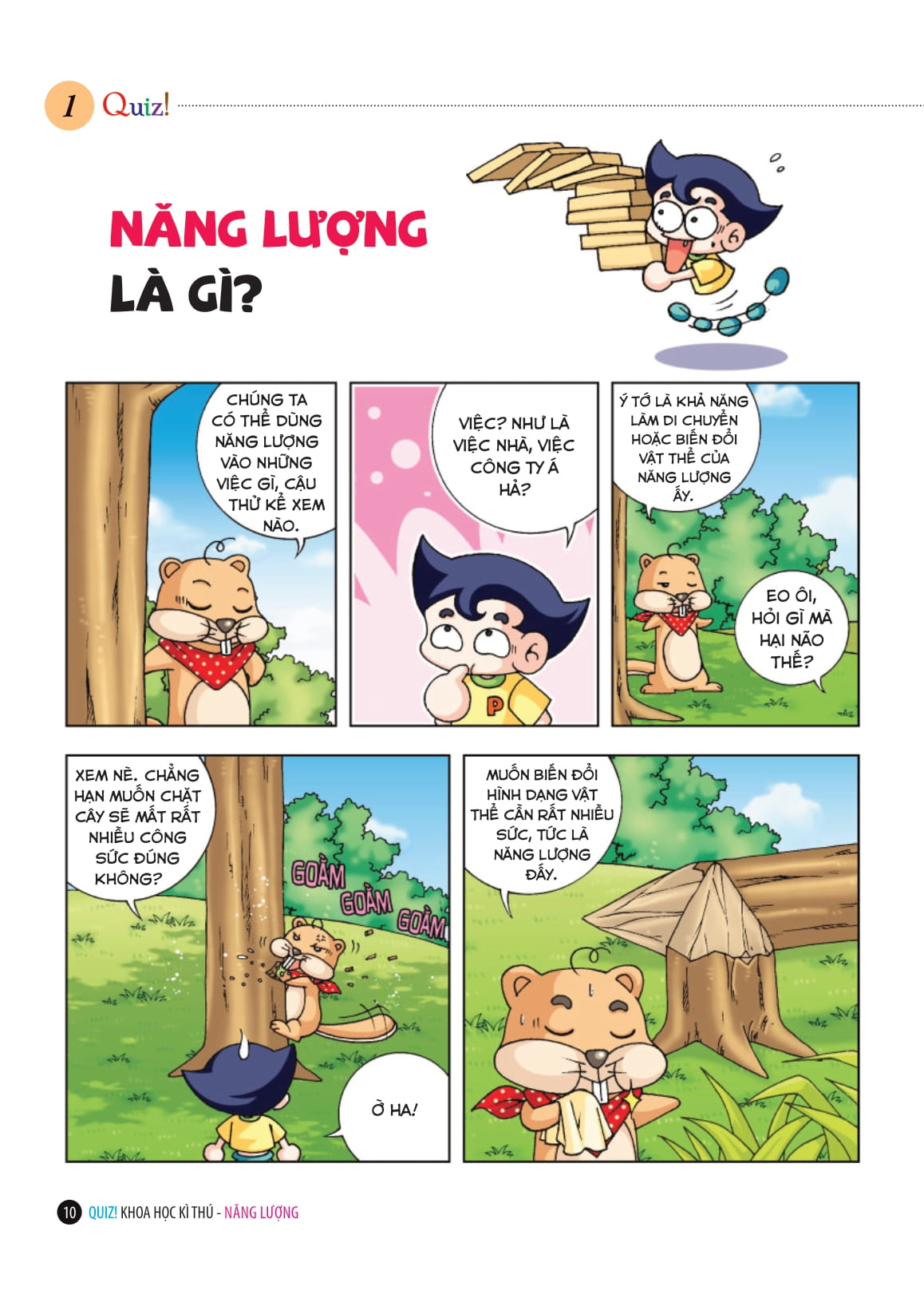 quiz! khoa học kì thú - năng lượng