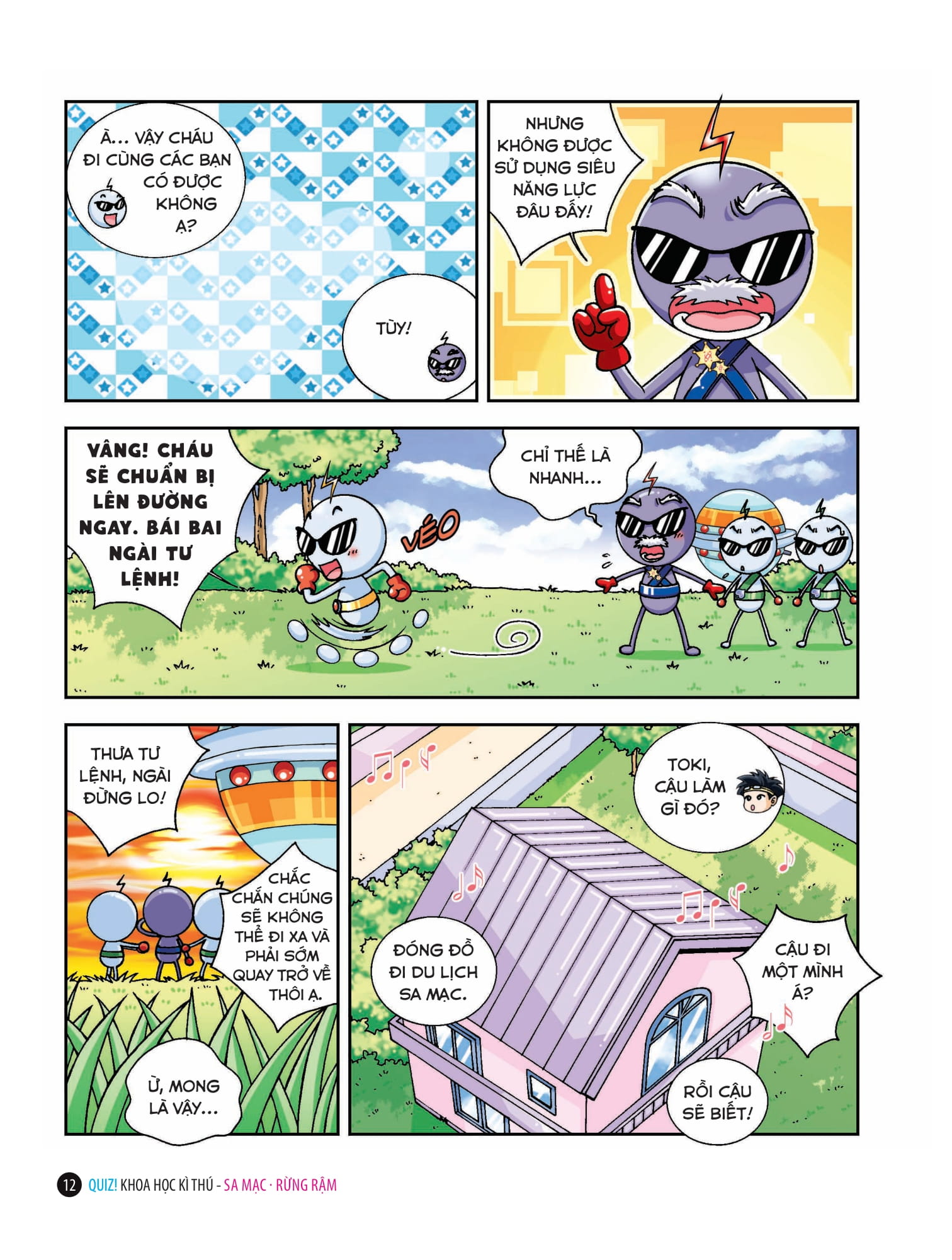 quiz! khoa học kì thú - sa mạc rừng rậm