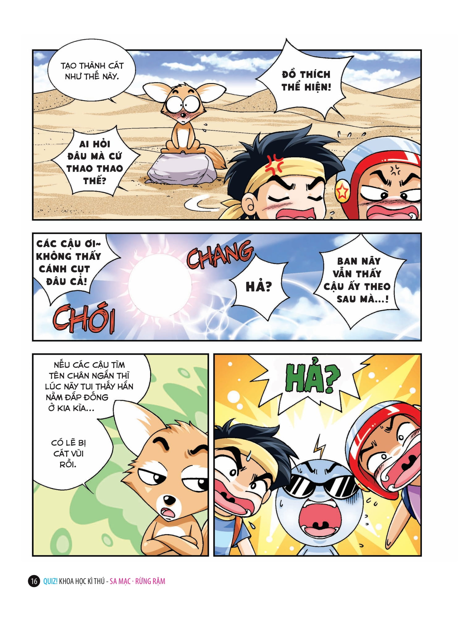 quiz! khoa học kì thú - sa mạc rừng rậm