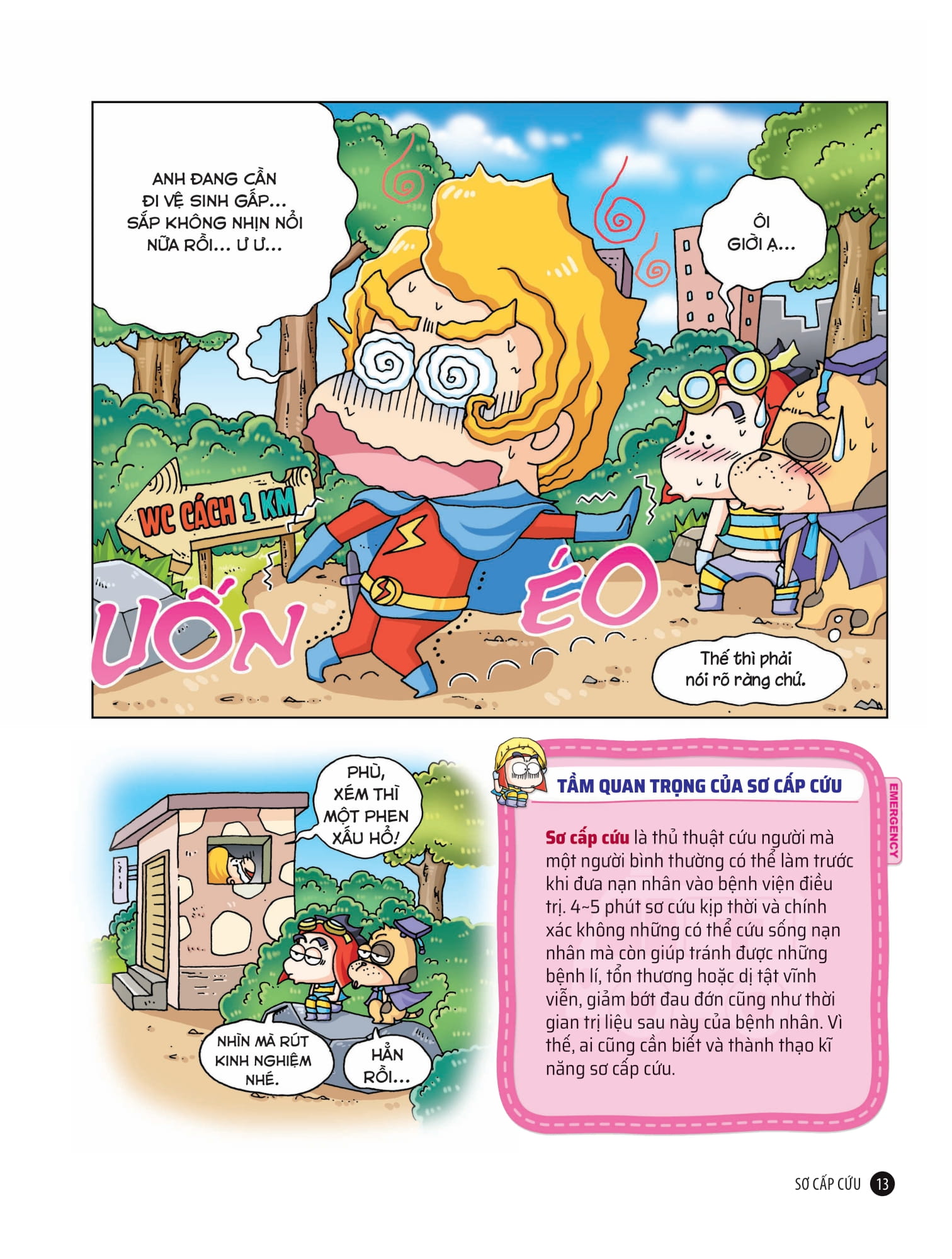 quiz! khoa học kì thú - sơ cấp cứu