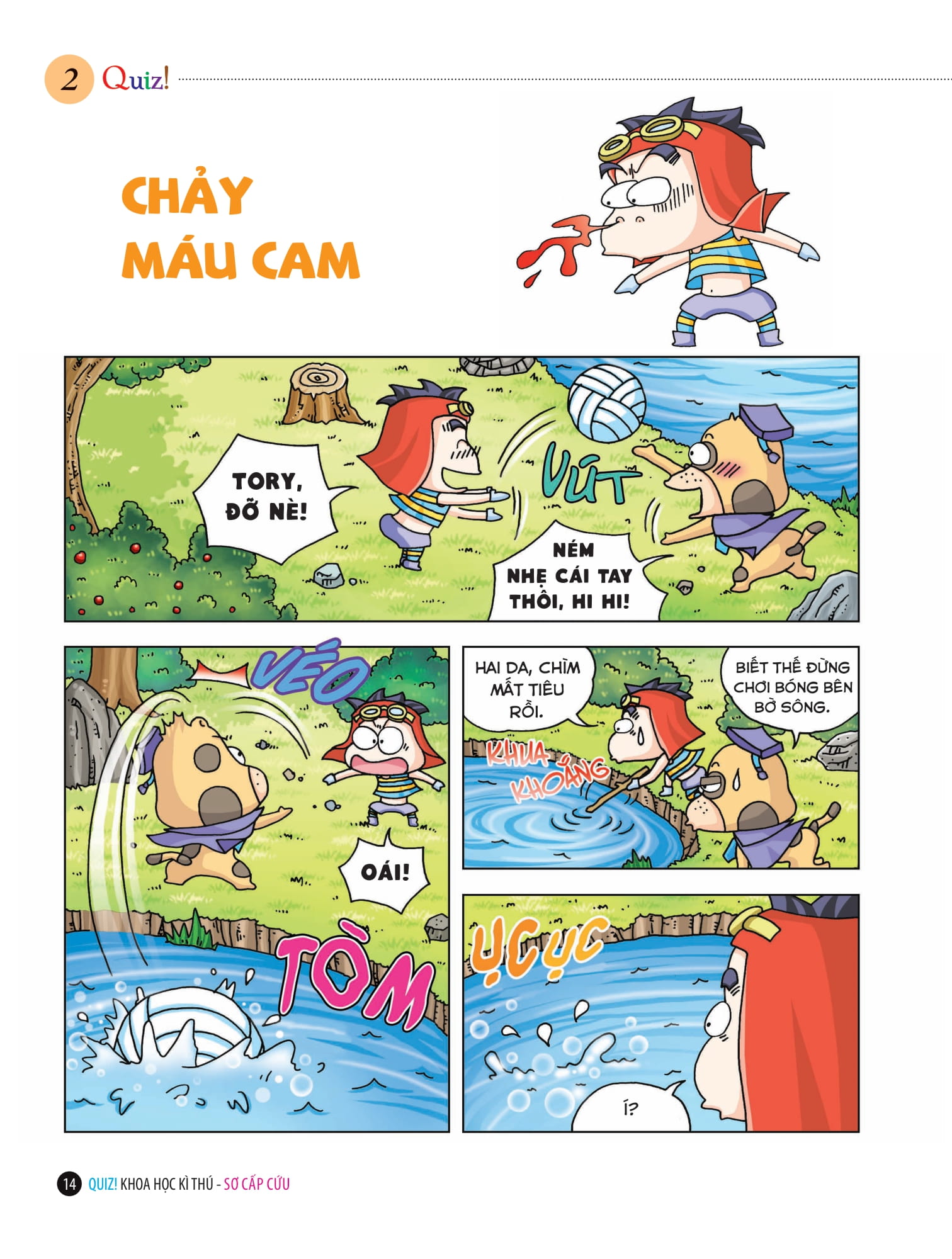 quiz! khoa học kì thú - sơ cấp cứu