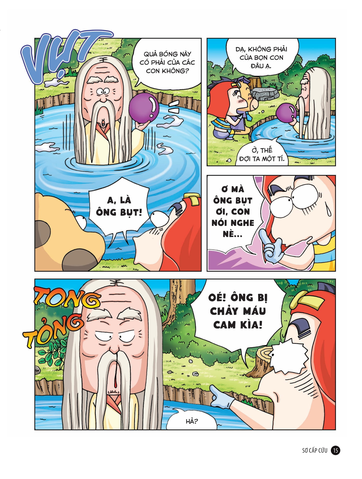 quiz! khoa học kì thú - sơ cấp cứu