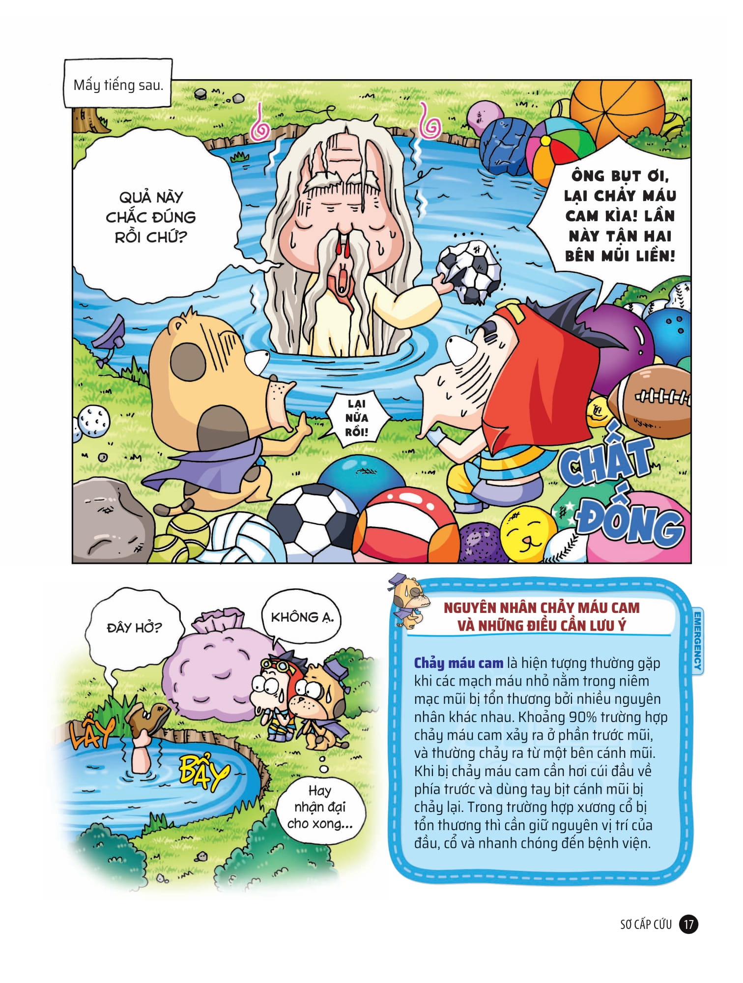 quiz! khoa học kì thú - sơ cấp cứu