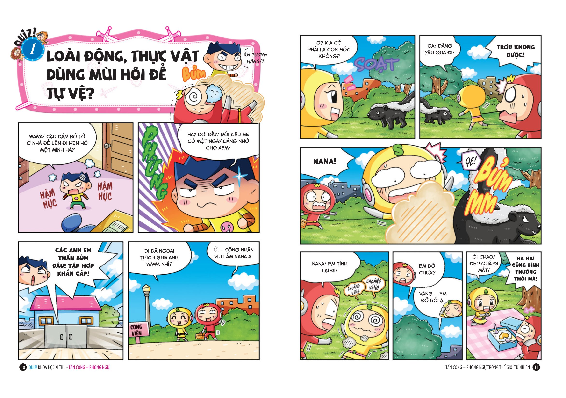 Quiz! Khoa Học Kì Thú - Tấn Công-Phòng Ngự