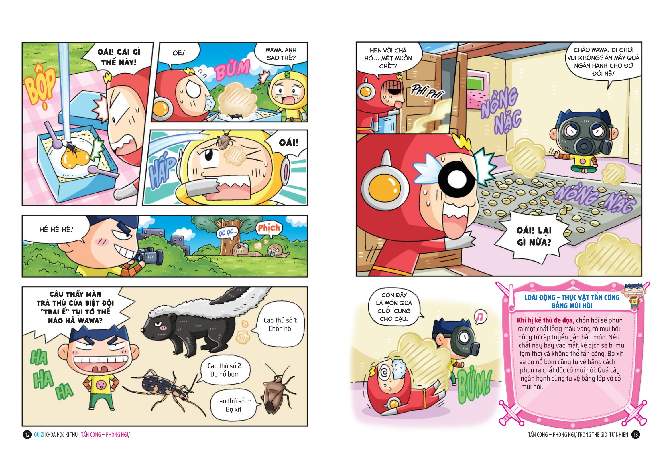 Quiz! Khoa Học Kì Thú - Tấn Công-Phòng Ngự