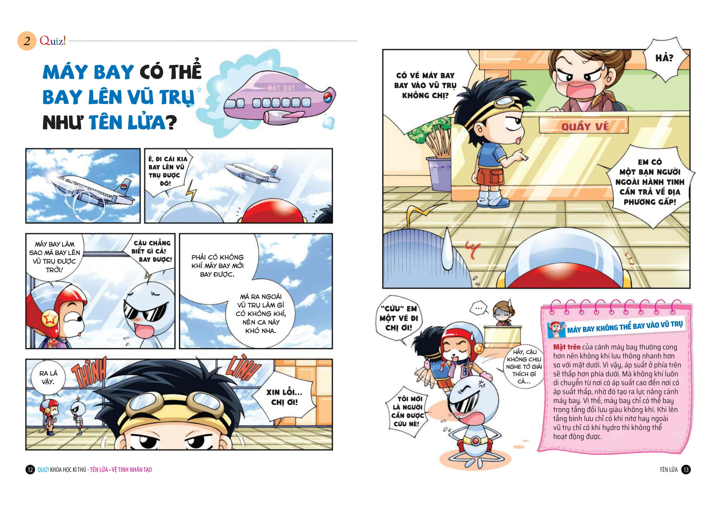 Quiz! Khoa Học Kì Thú - Tên Lửa-Vệ Tinh Nhân Tạo