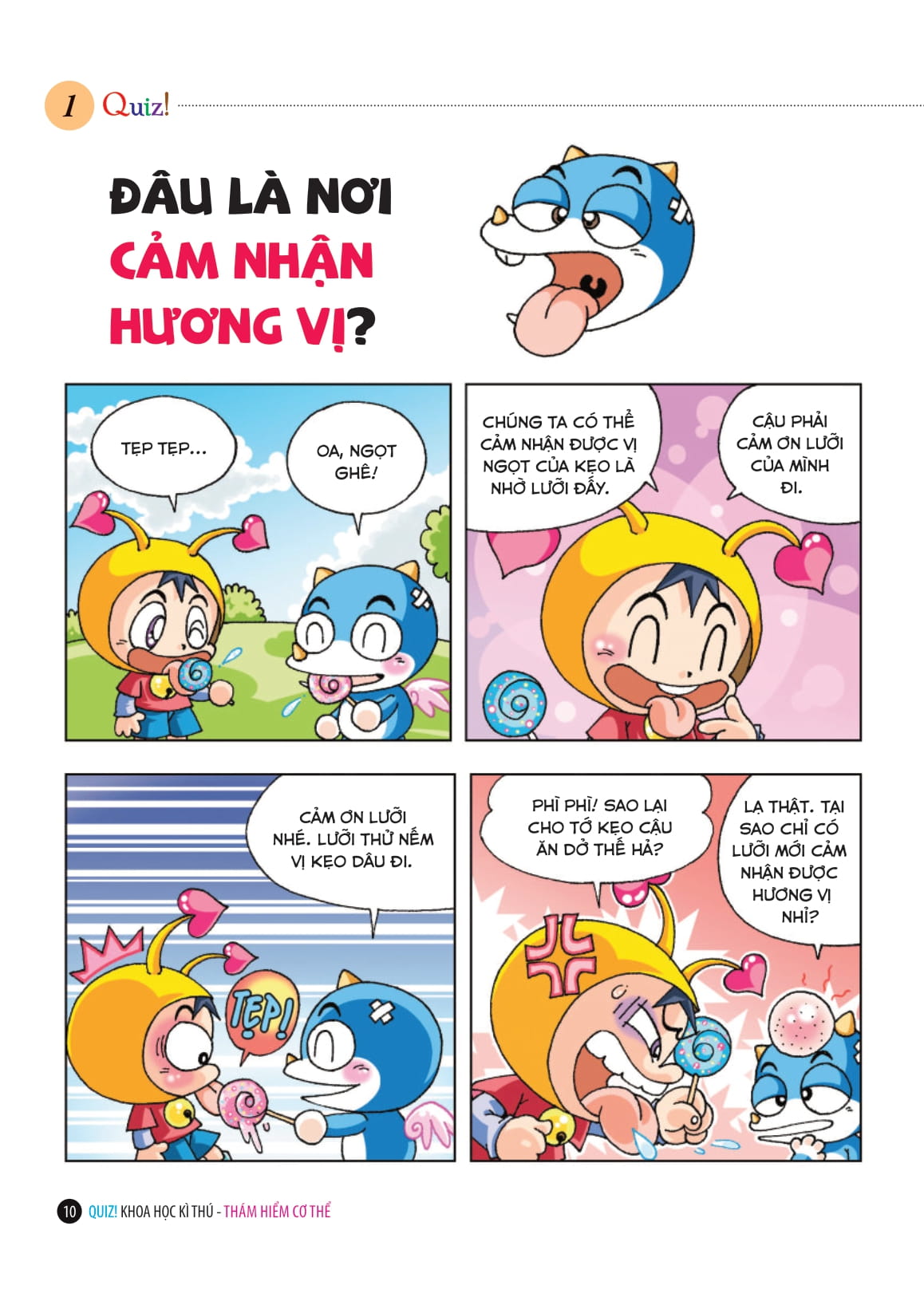 quiz! khoa học kì thú - thám hiểm cơ thể