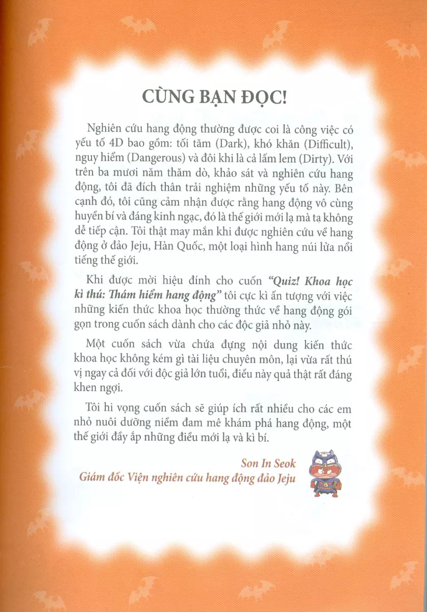 quiz! khoa học kì thú - thám hiểm hang động (tái bản 2024)