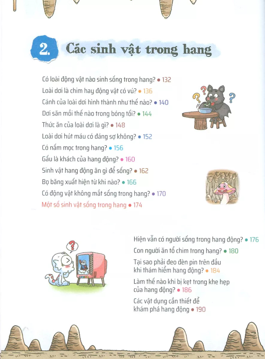 quiz! khoa học kì thú - thám hiểm hang động (tái bản 2024)