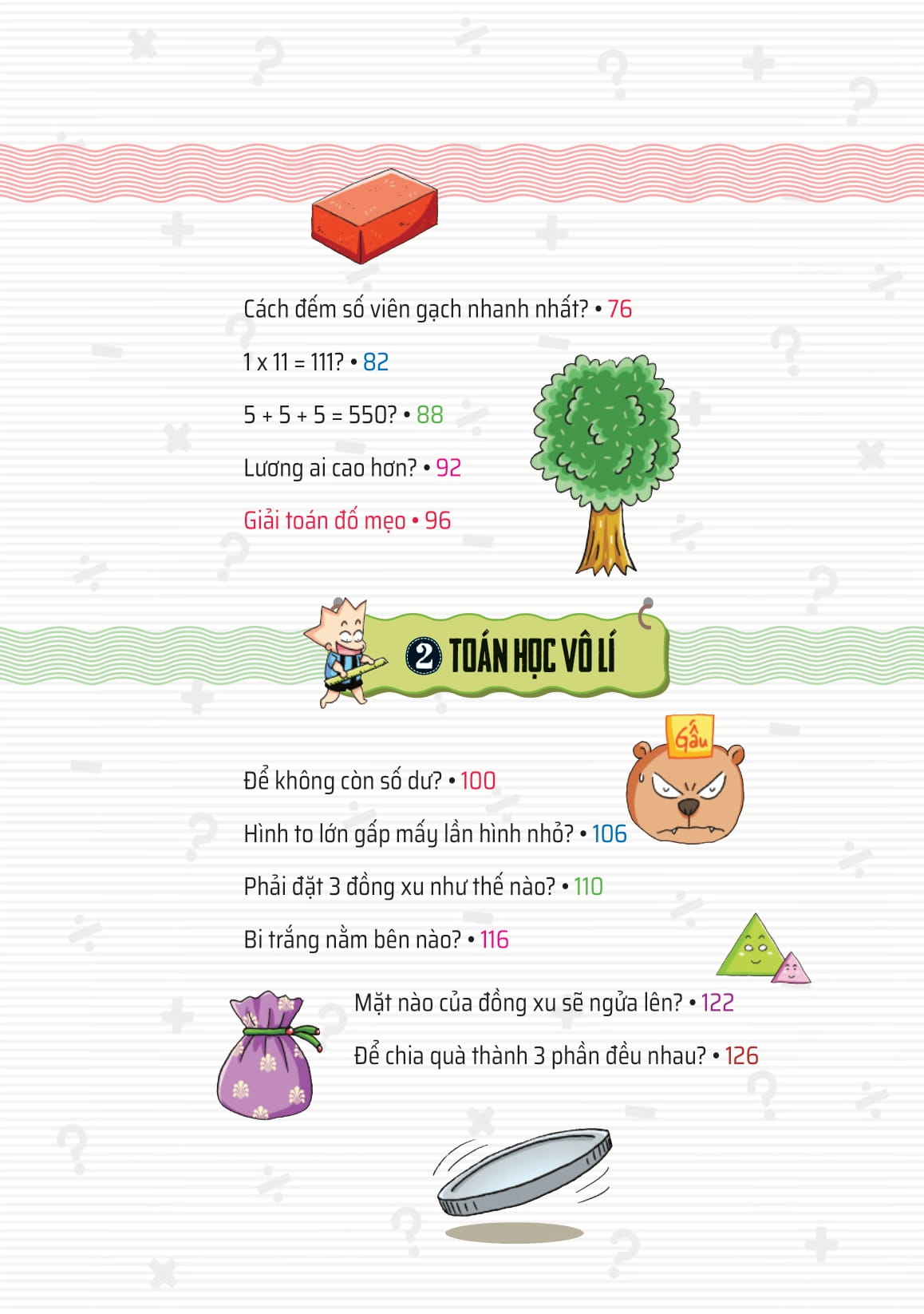 quiz! khoa học kì thú - toán học đố mẹo