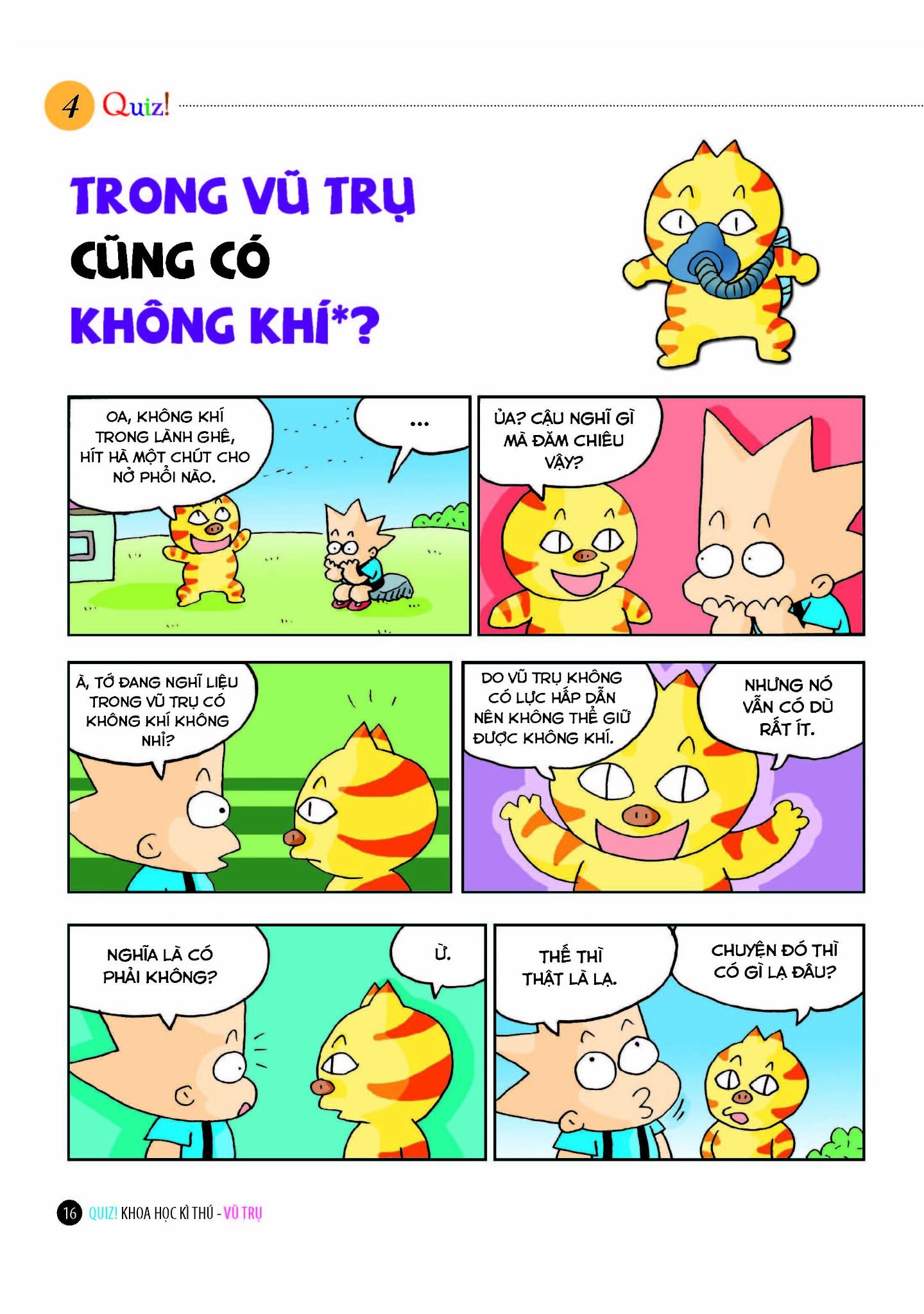 quiz! khoa học kì thú - vũ trụ (tái bản 2024)