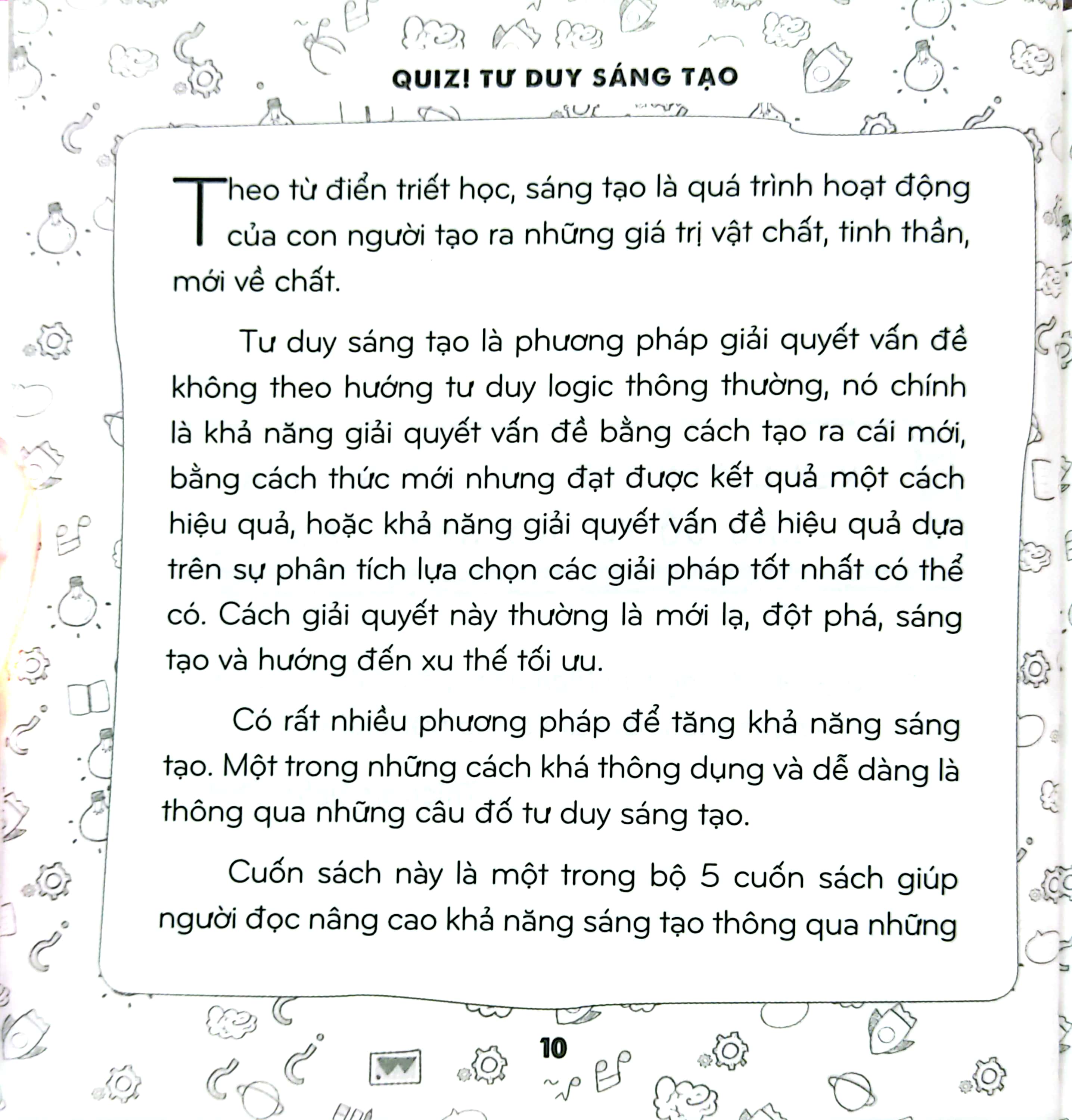 quiz! tư duy sáng tạo - 100 câu hỏi luyện trí thông minh