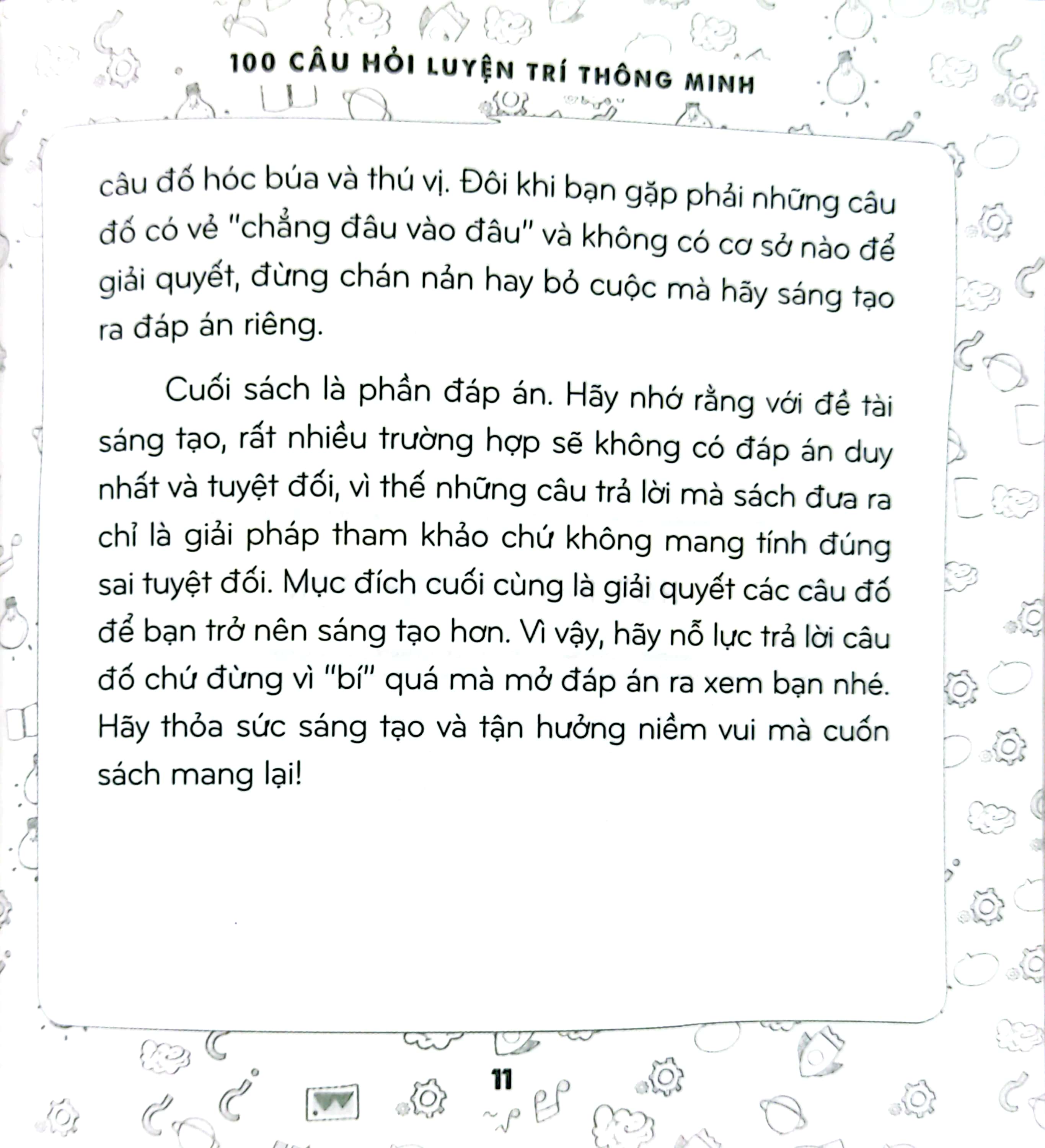 quiz! tư duy sáng tạo - 100 câu hỏi luyện trí thông minh