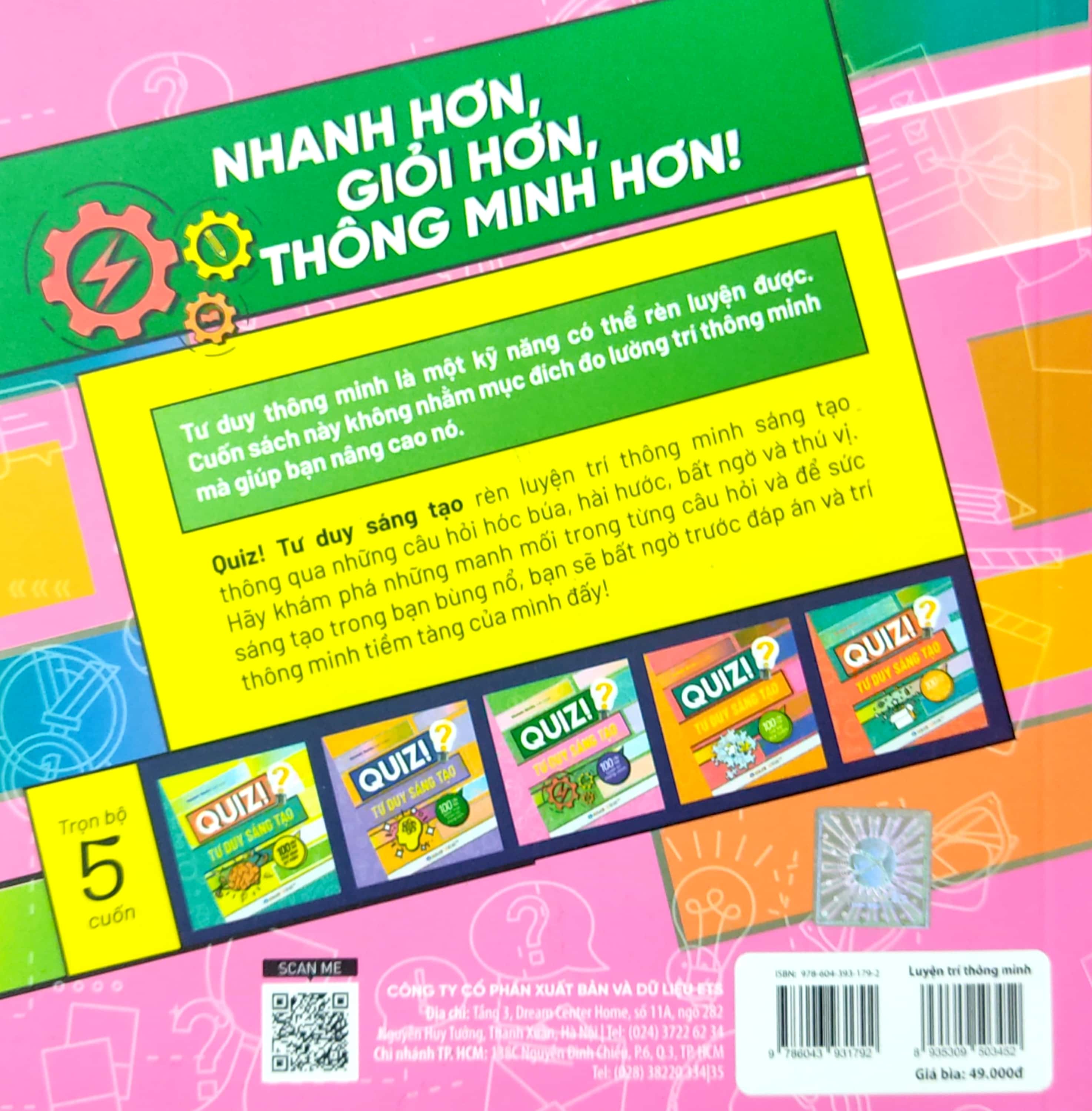 quiz! tư duy sáng tạo - 100 câu hỏi luyện trí thông minh