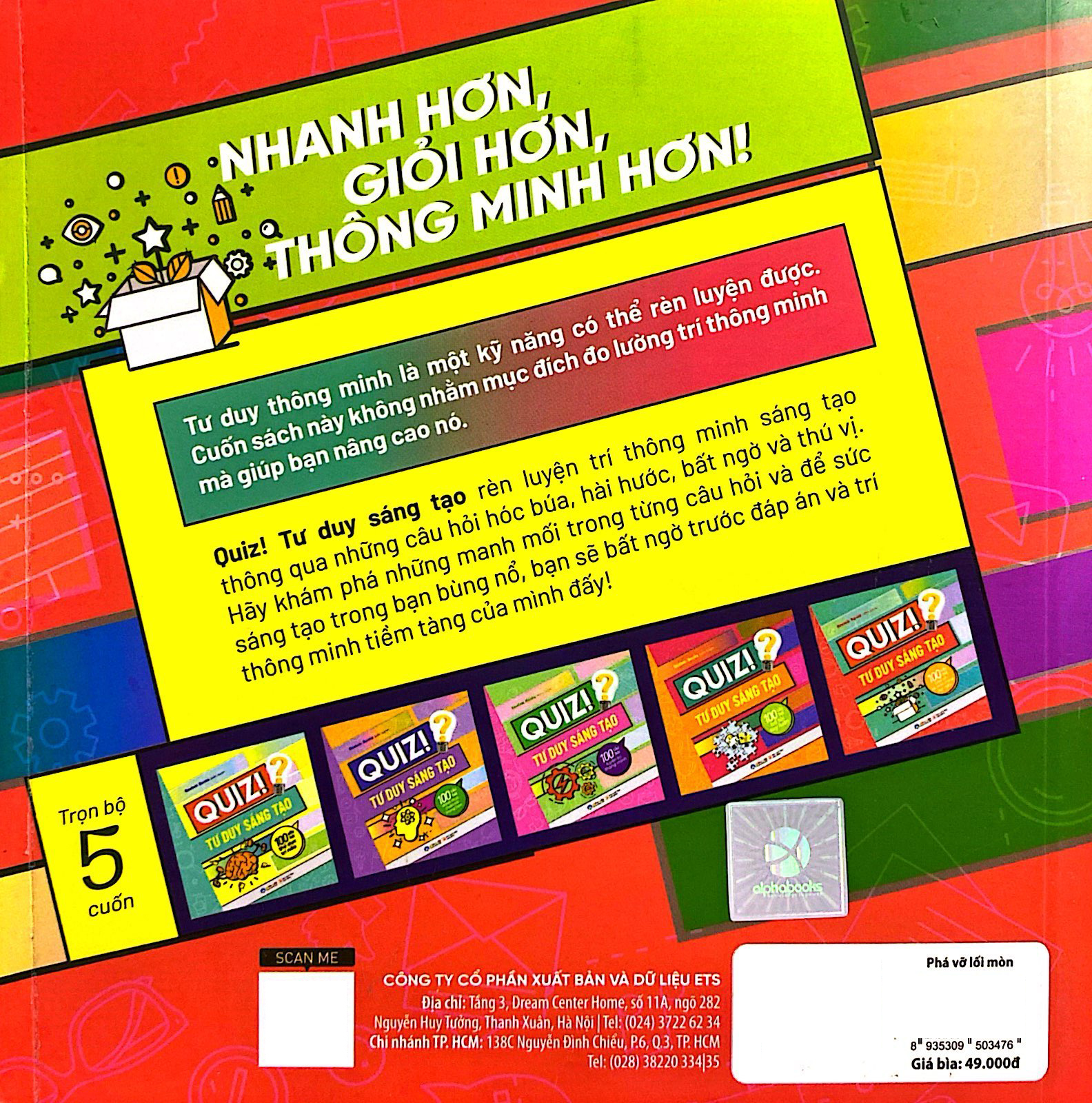 quiz! tư duy sáng tạo - 100 câu hỏi phá vỡ lối mòn trong suy nghĩ