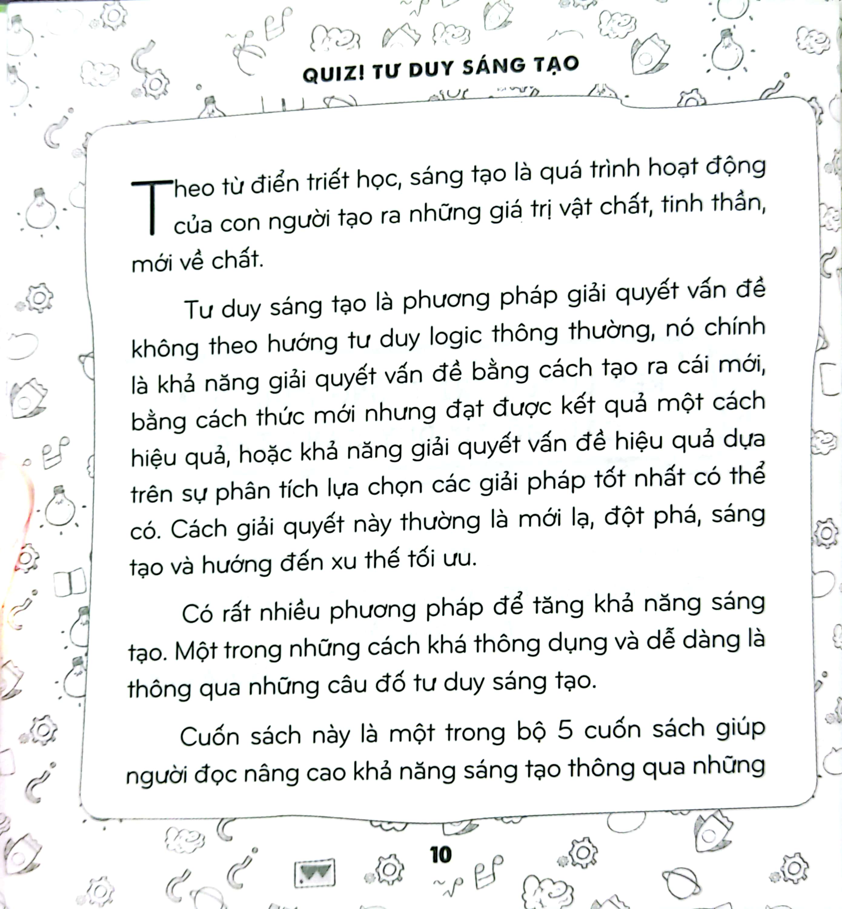 quiz! tư duy sáng tạo - 100 câu hỏi thể dục trí não