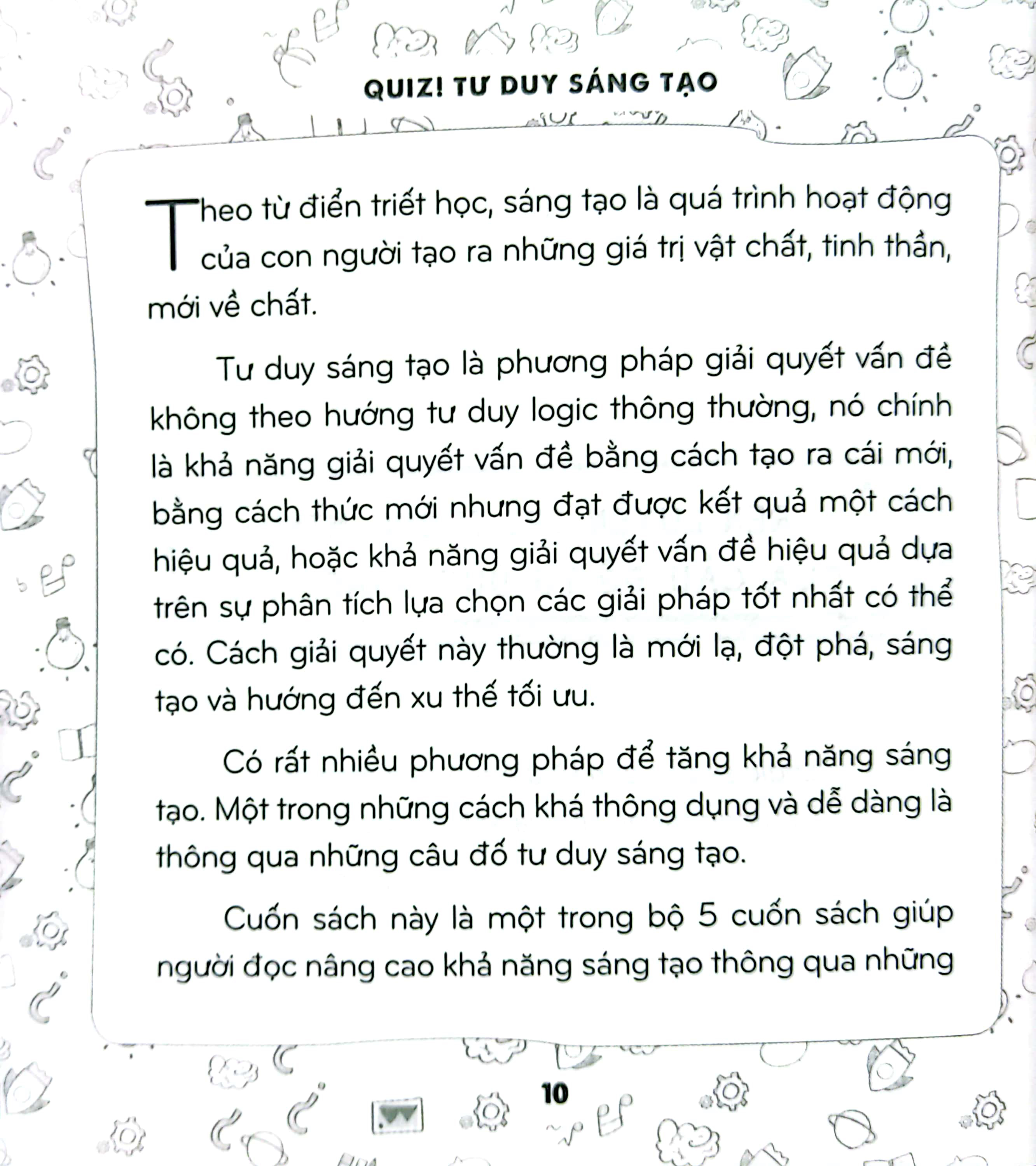 quiz! tư duy sáng tạo - 100 câu hỏi trổ tài suy luận