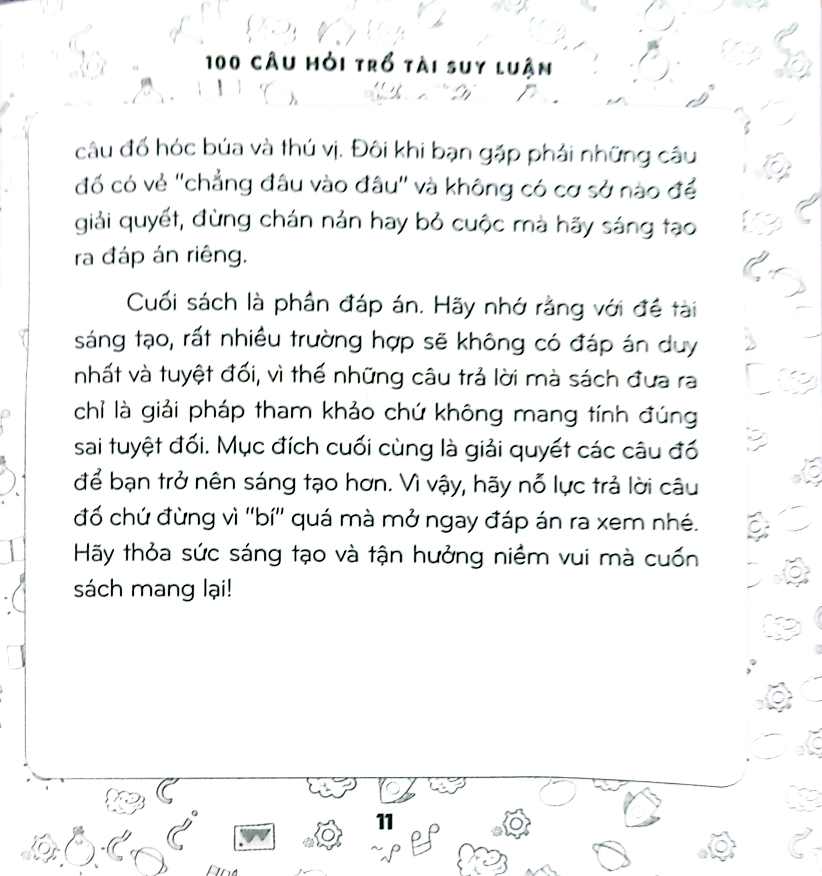 quiz! tư duy sáng tạo - 100 câu hỏi trổ tài suy luận