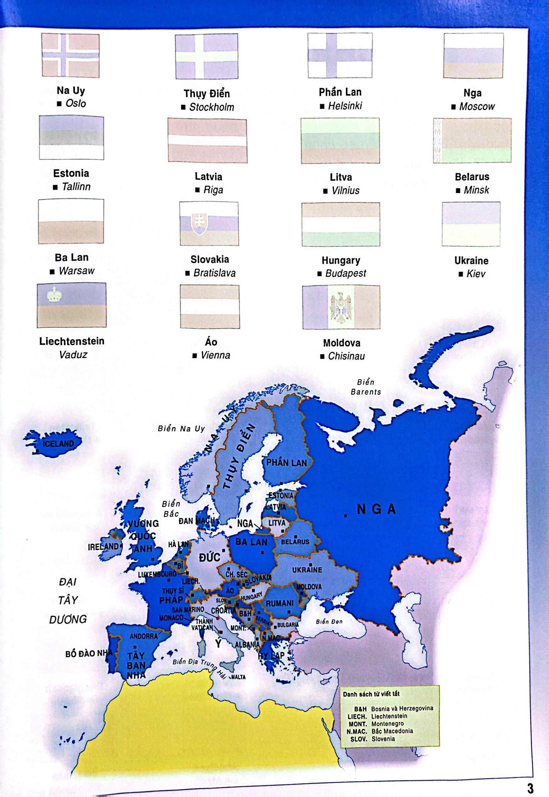 quốc kì các nước trên thế giới
