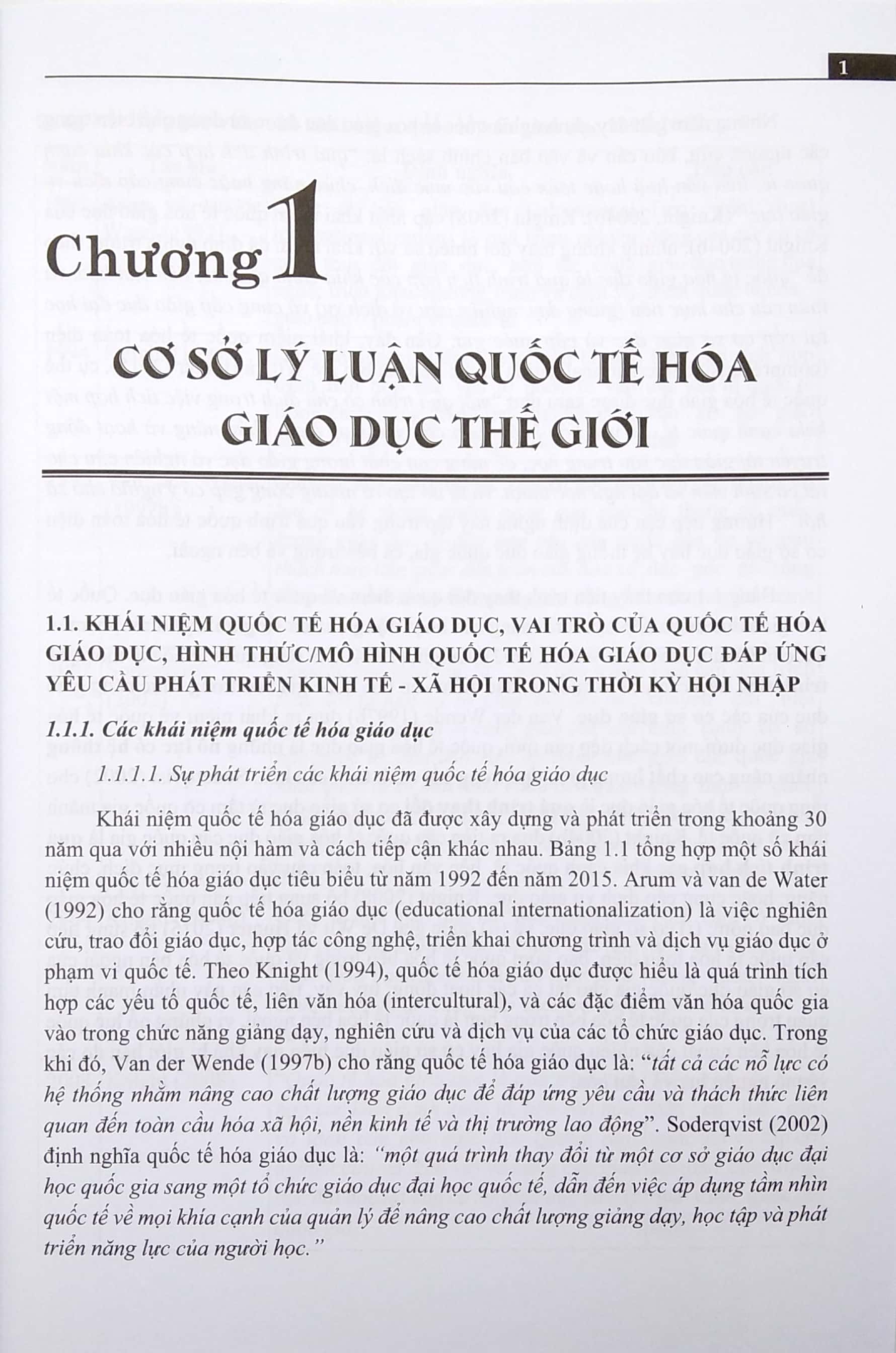 quốc tế hóa giáo dục: thông lệ thế giới và bằng chứng giáo dục đại học việt nam