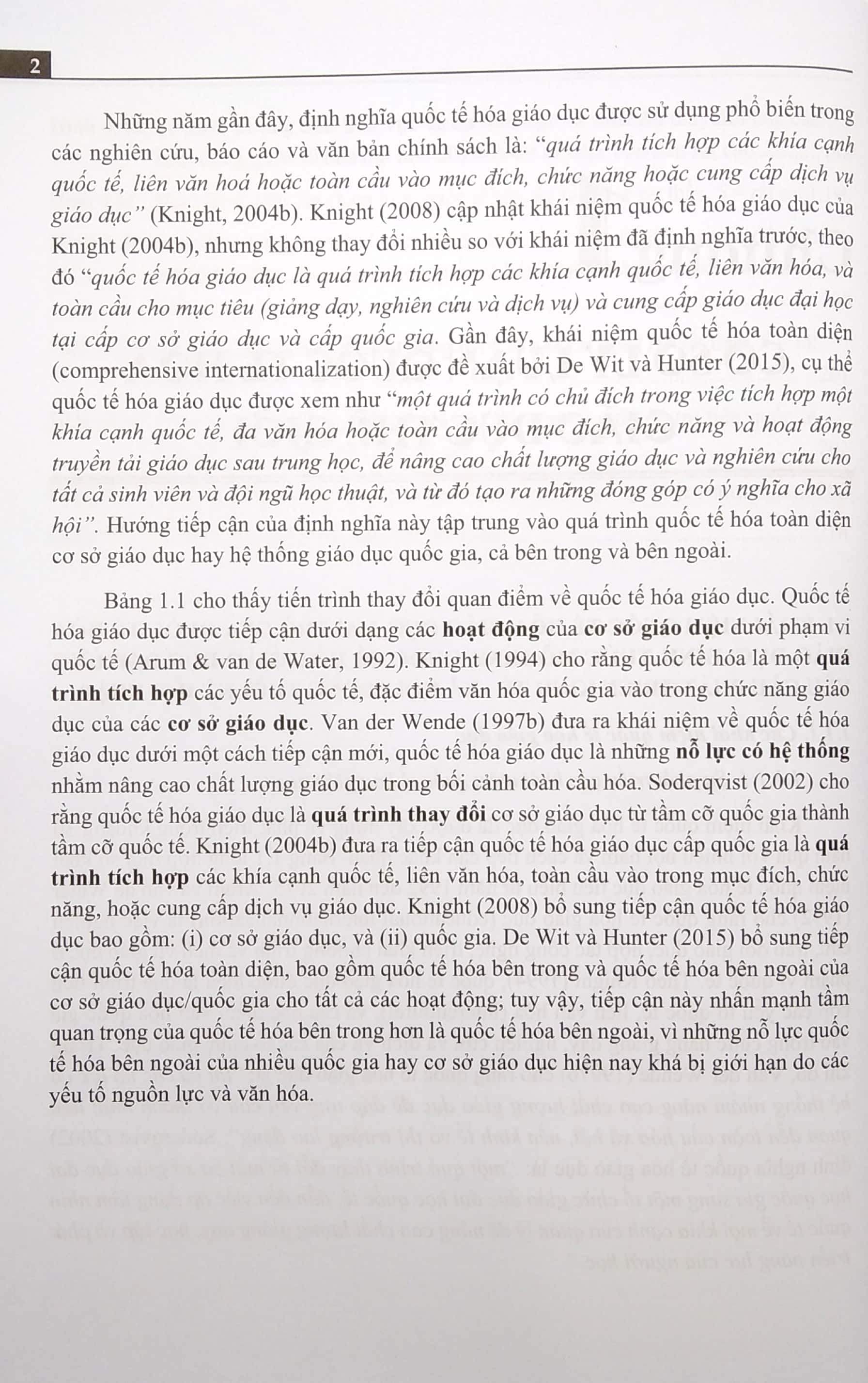 quốc tế hóa giáo dục: thông lệ thế giới và bằng chứng giáo dục đại học việt nam