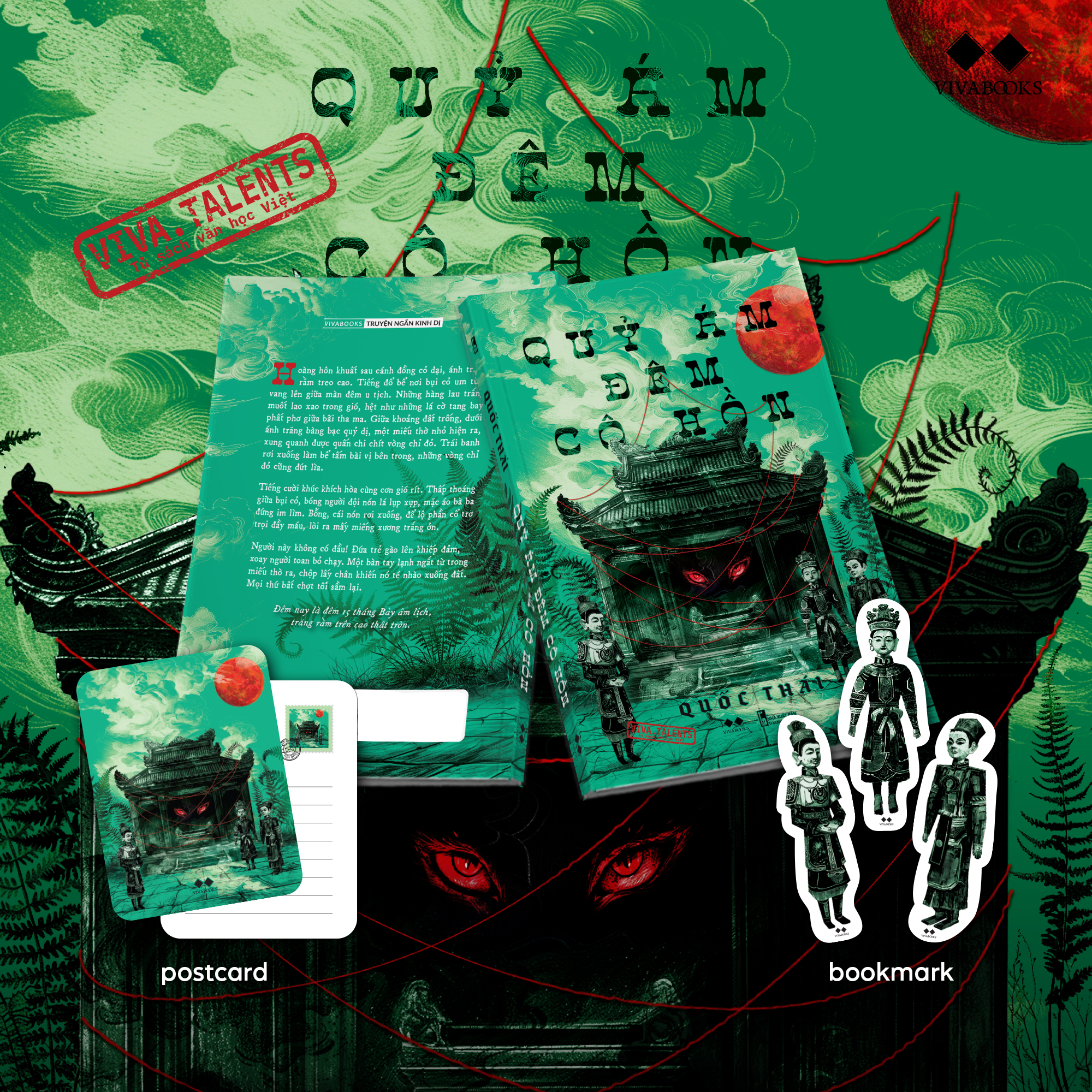 quỷ ám đêm cô hồn - bản đặc biệt - tặng kèm postcard + bookmark ngẫu nhiên