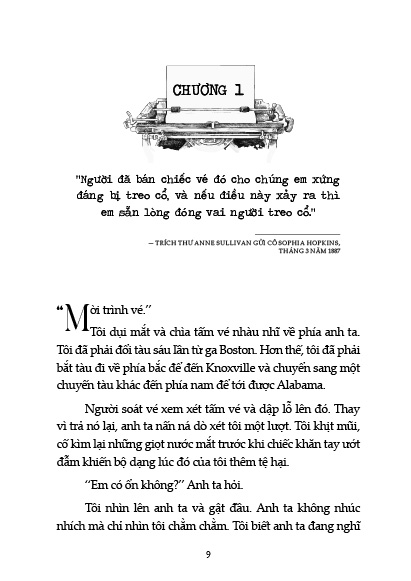 quý cô nóng nảy - hành trình khai mở tâm trí helen keller