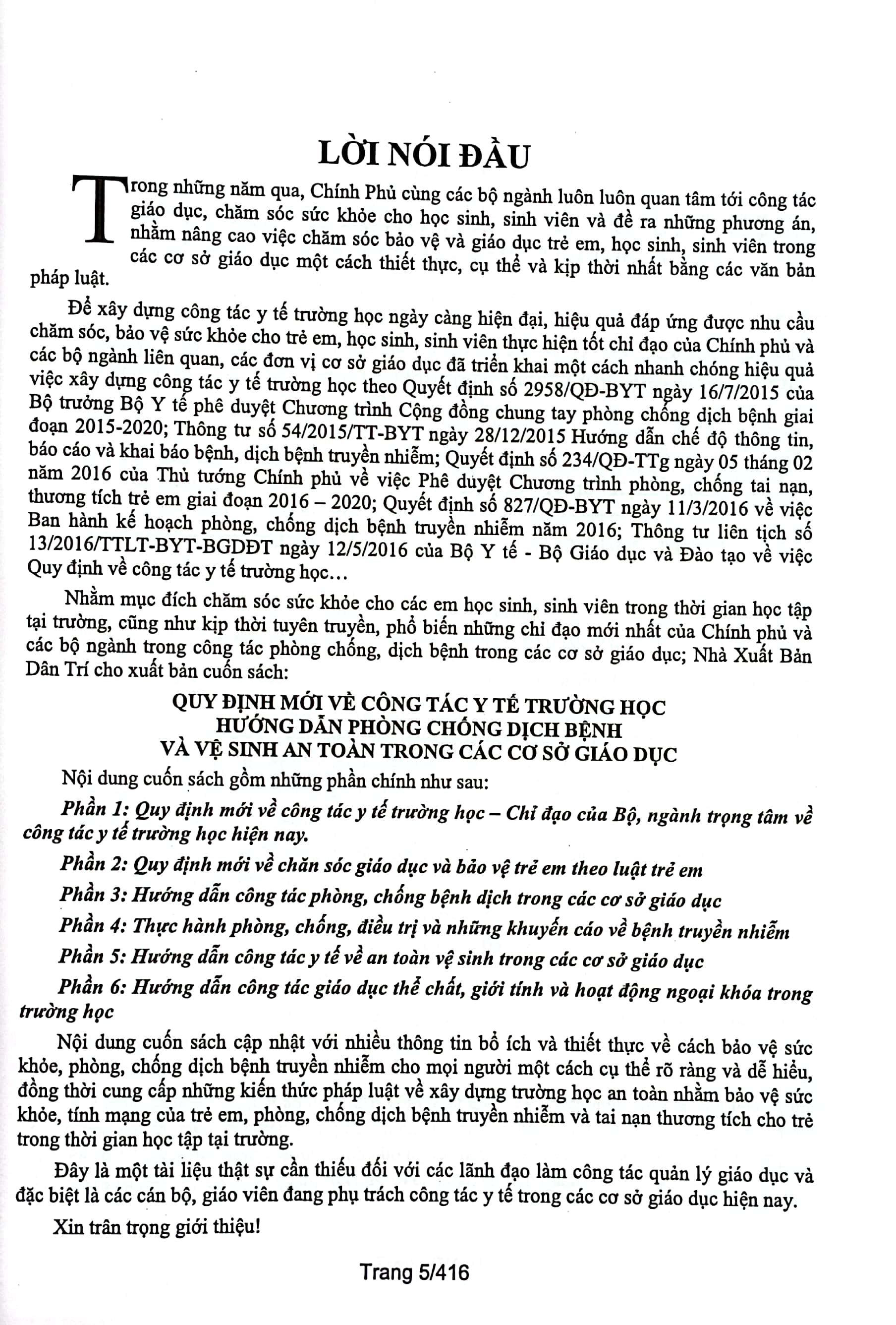 quy định mới về công tác y tế trường học hướng dẫn phòng chống dịch bệnh và vệ sinh an toàn trong các cơ sở giáo dục