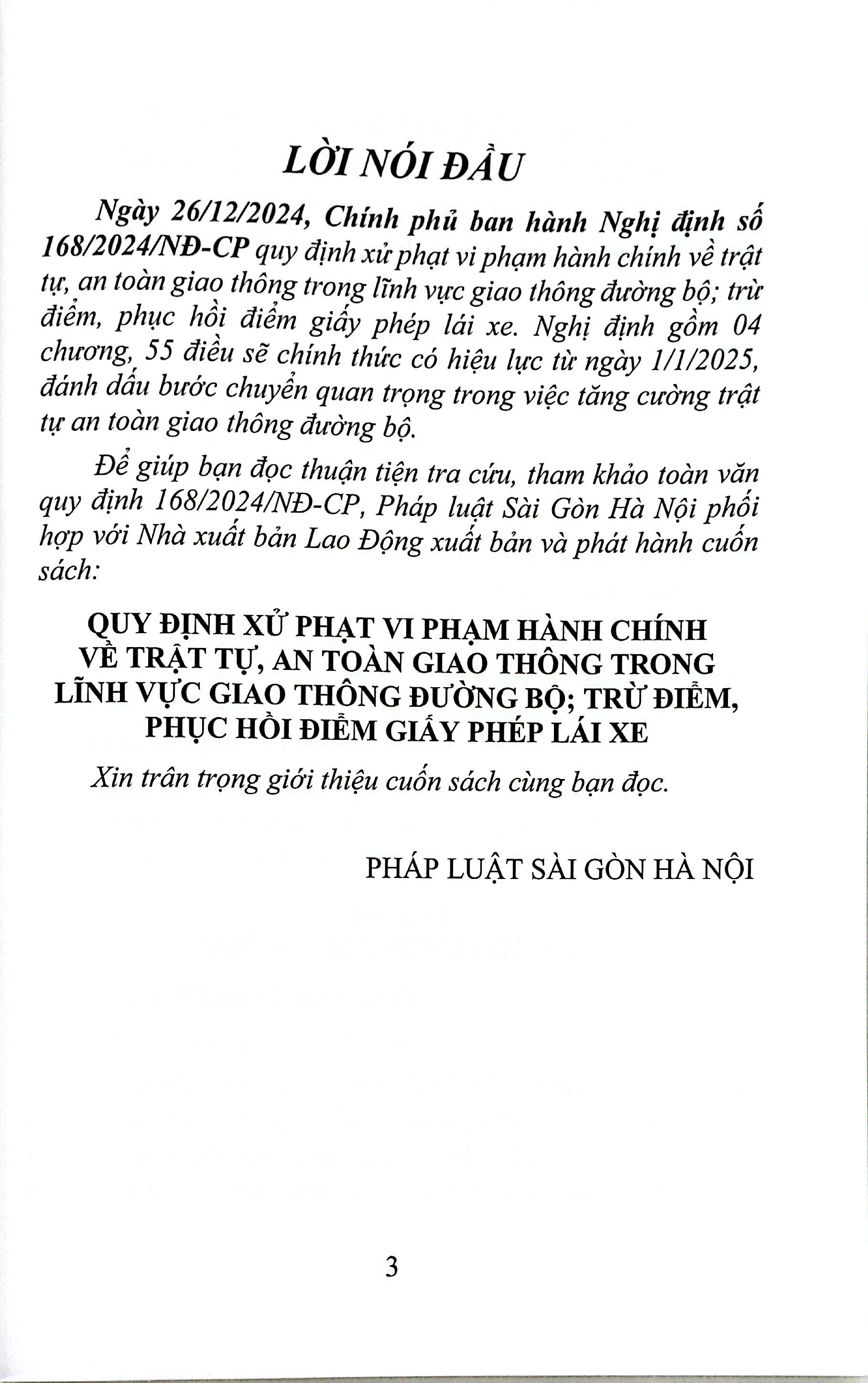 Quy Dinh Xu Phat Hanh Chinh Ve Trat Tu An Toan Giao Thong