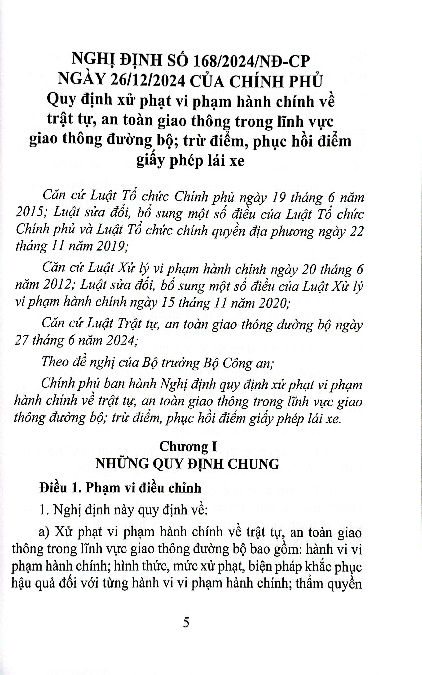 Quy Dinh Xu Phat Hanh Chinh Ve Trat Tu An Toan Giao Thong