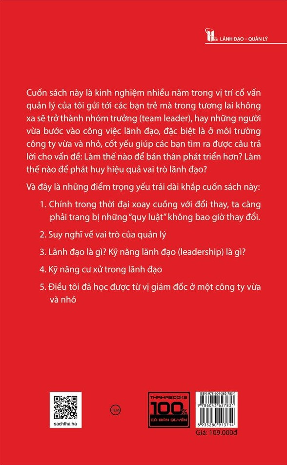 quy luật bất biến về lãnh đạo