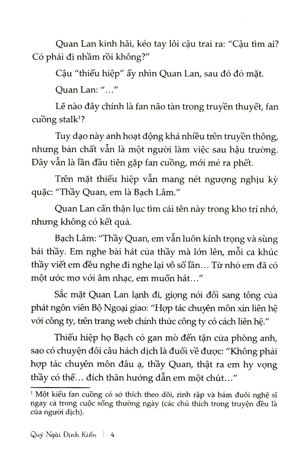 quý ngài định kiến