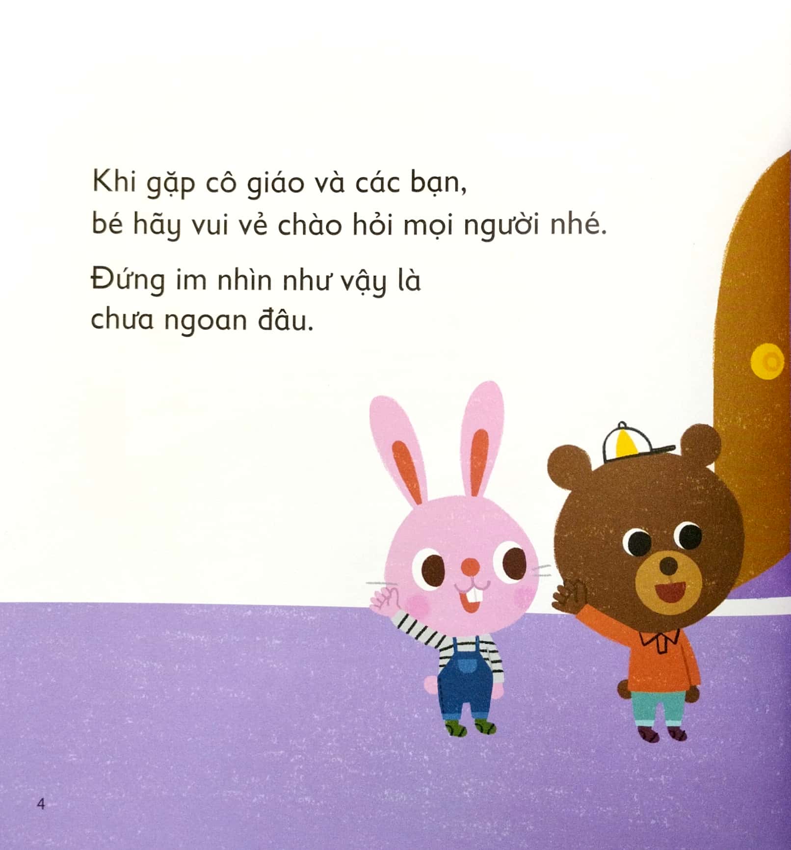 quy tắc bé ngoan - bé yêu đi nhà trẻ